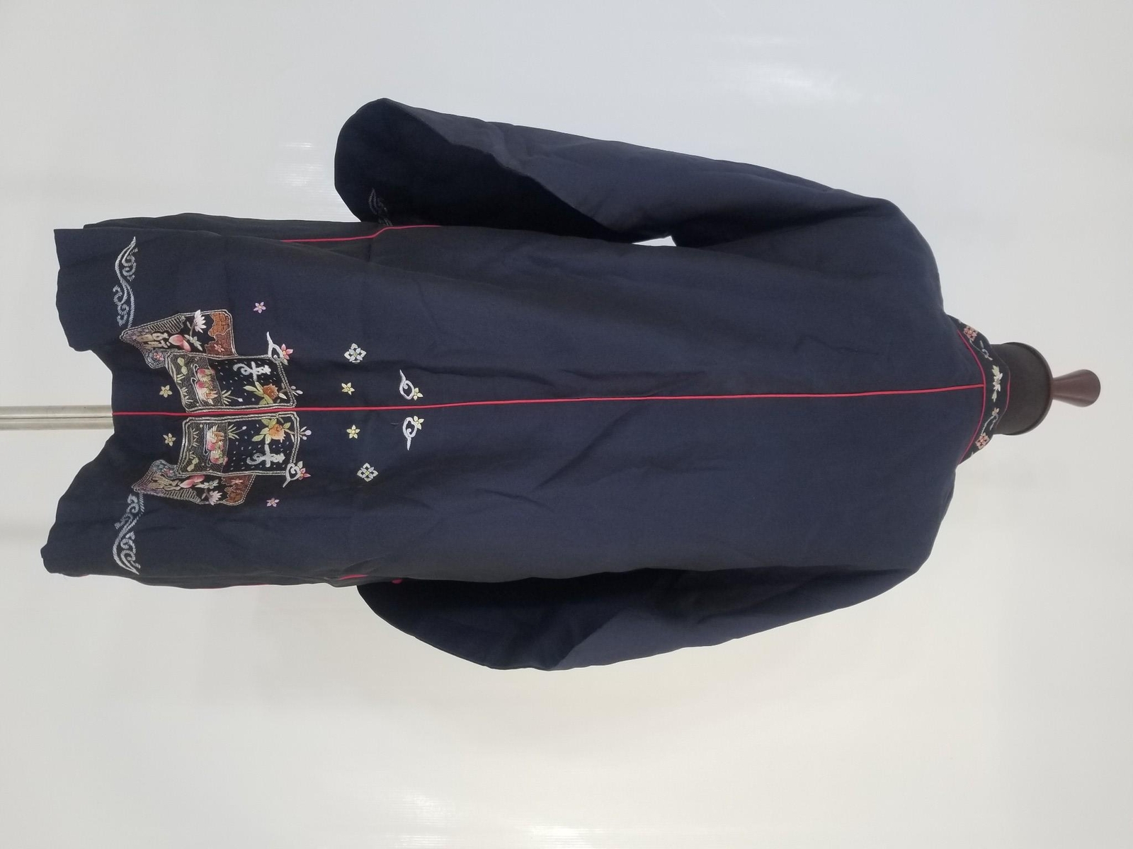 Vintage Traditional Korean Silk Brocade Embroidered Hanbok Jacket