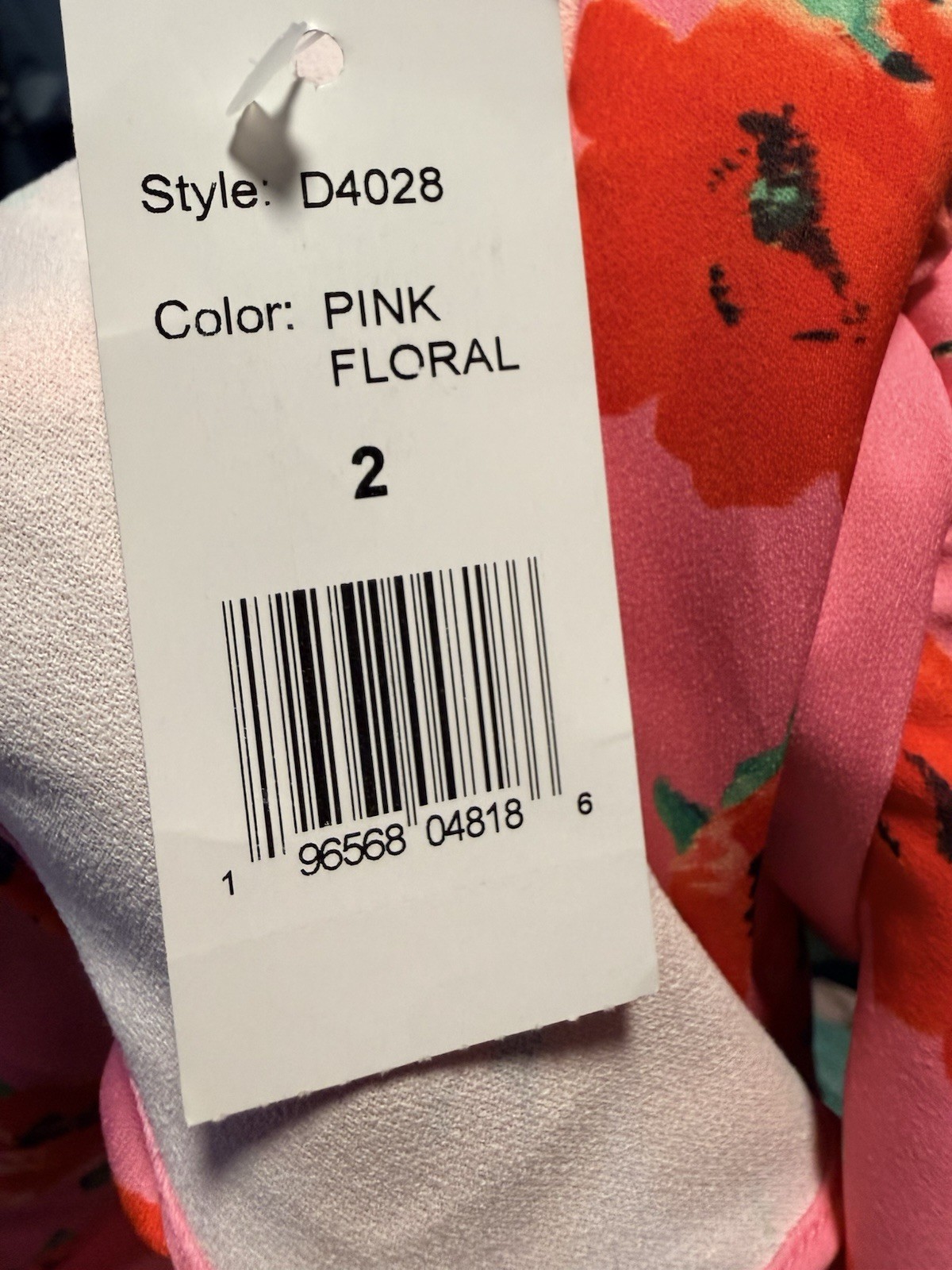 NWT Alexia Admor Maia Floral Wrap Dress Pink Size 2 MSRP $245