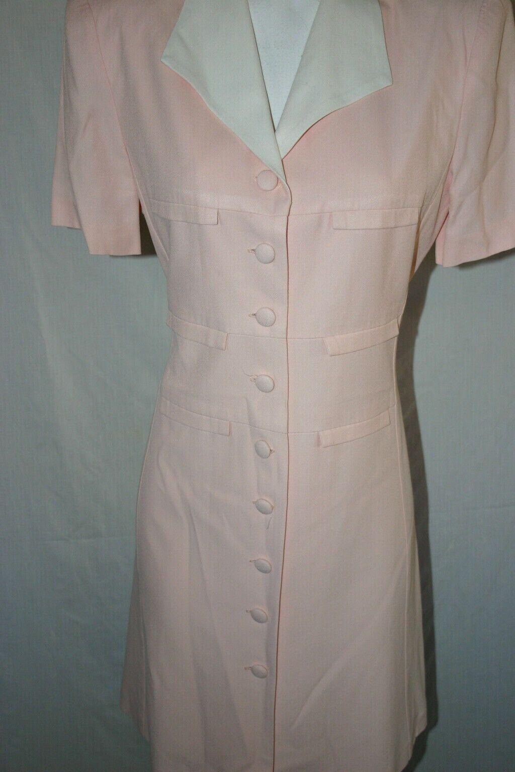 Lois Snyder Dani Max Women’s Pink Dress Work Office Dressy Business Size 10