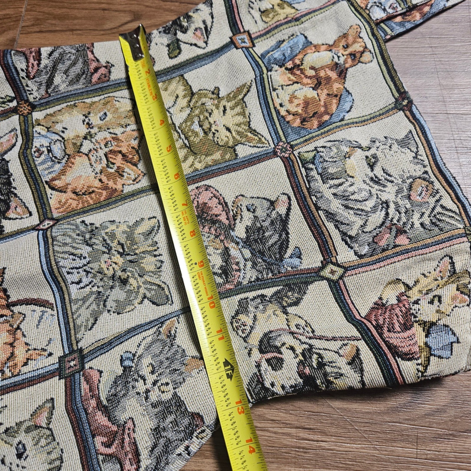 Cider Cider Cat Lover Dress XS Tapestry Sleeveless Kitten Print Retro Whimsy