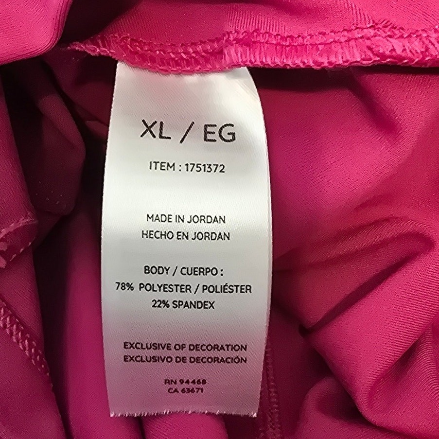 Sage Collective Pink Athletic Front Zip Built In Shorts Inside Pocket Dress 12