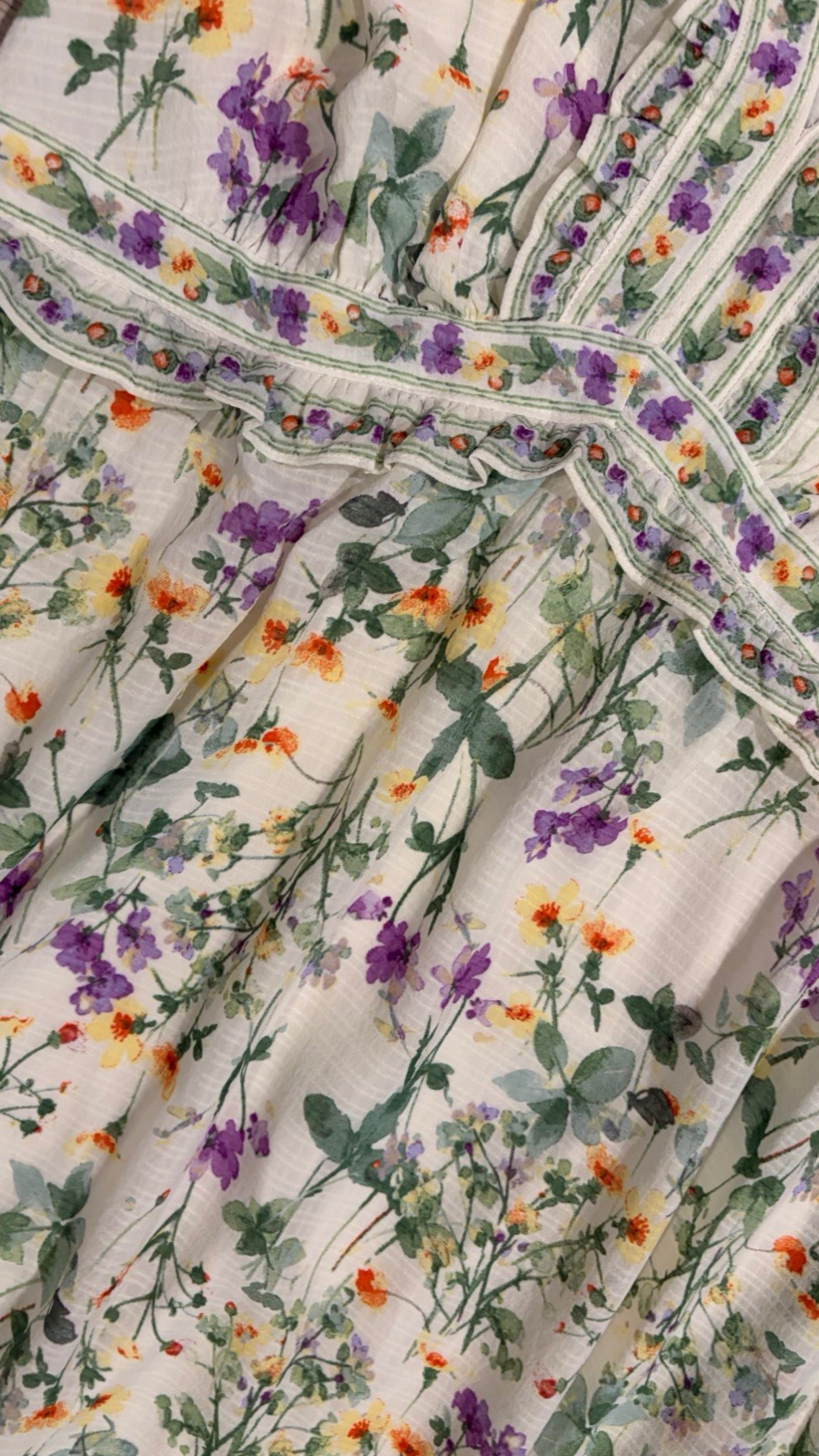 NWT 1X Max Studio Women’s Plus Size Multi-color Floral V-Neck Tiered Maxi Dress