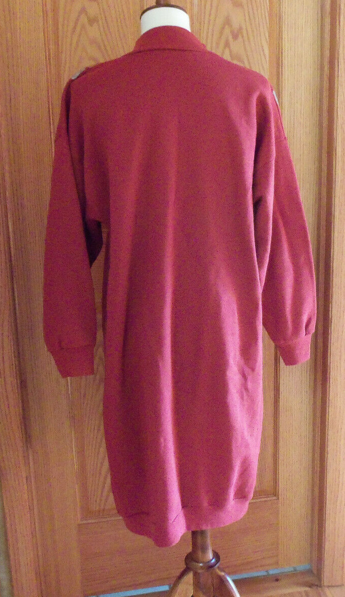 SUNBELT SPORTSWEAR ARTISIC PAINTED SWEATSHIRT DRESS ONE SIZE FITS MOST WOMEN