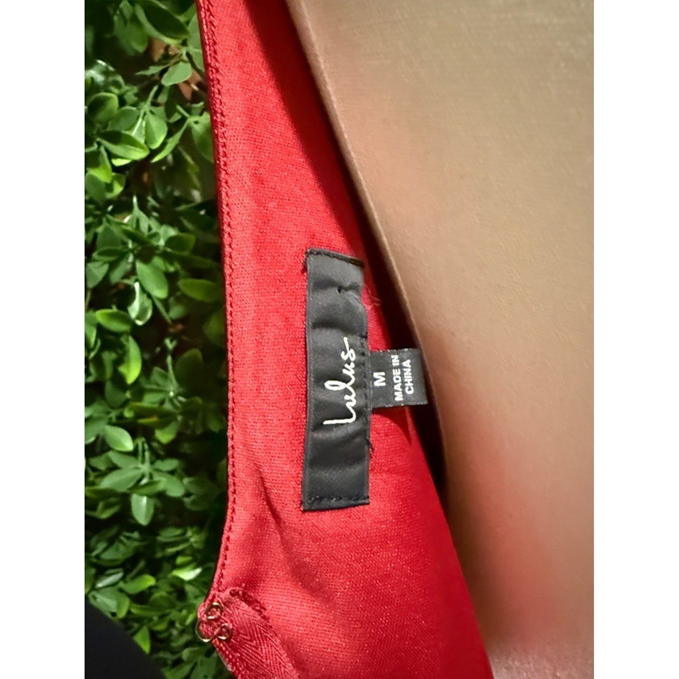 Melora Deep Red Satin Dress