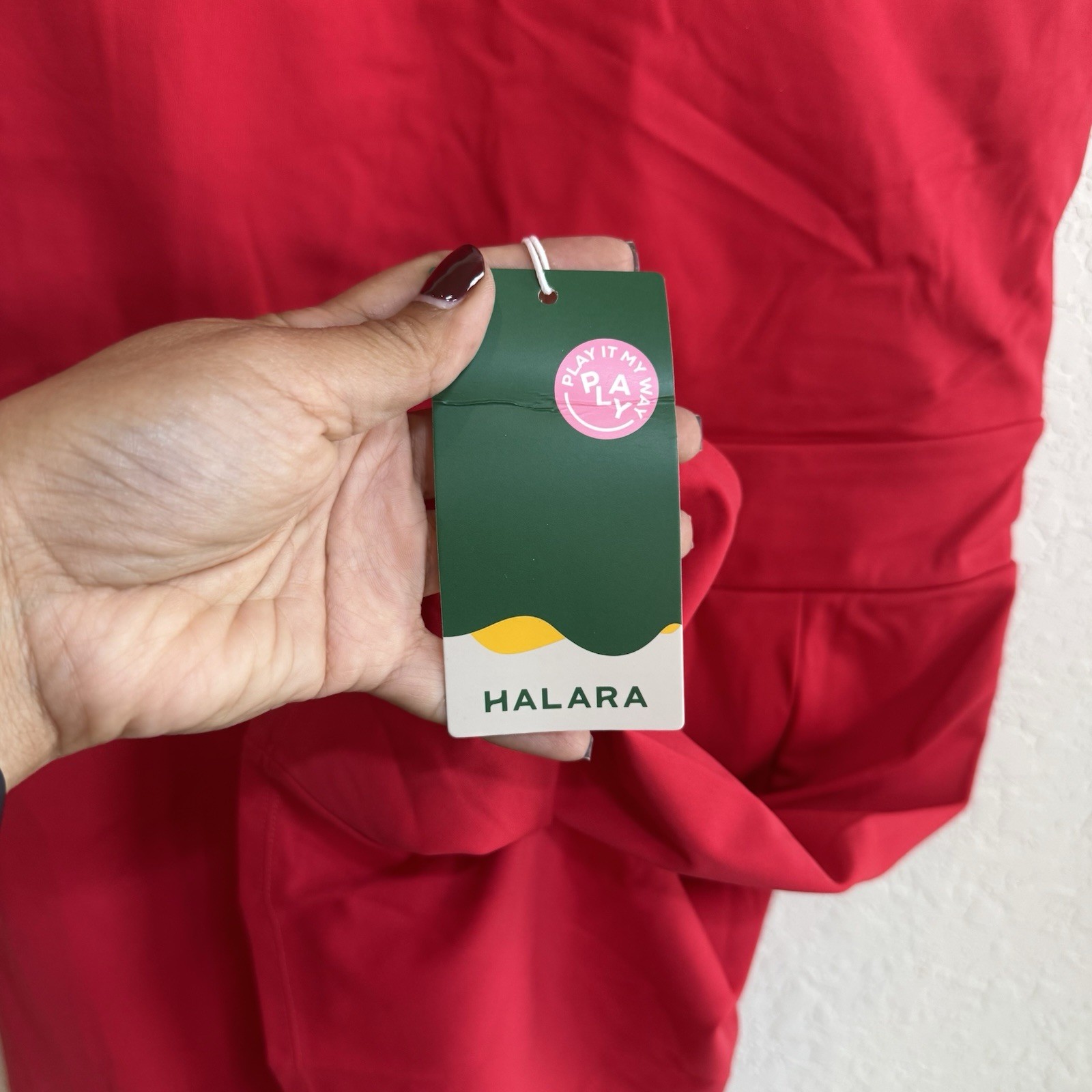 HALARA Athletic Dresses – Red – Size L, NWT