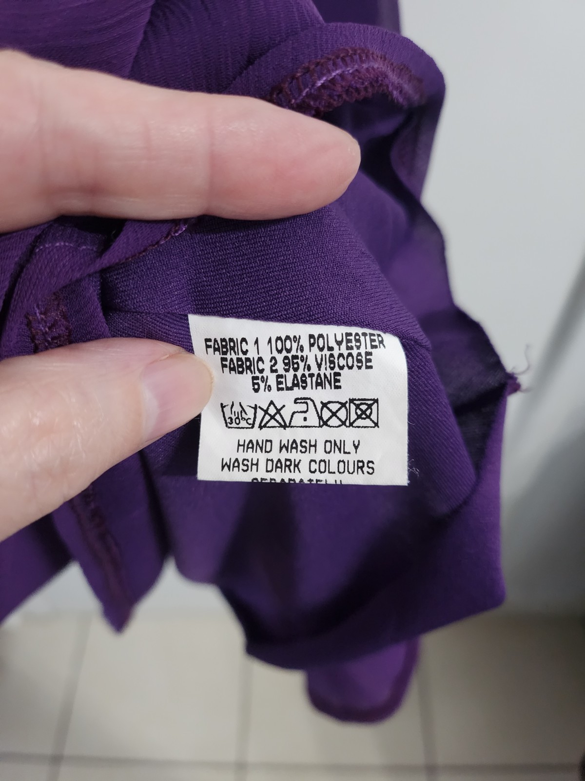 Elise Ryan Purple Sleeveless Floaty Chiffon and Satin Dress Size 12 Occasion