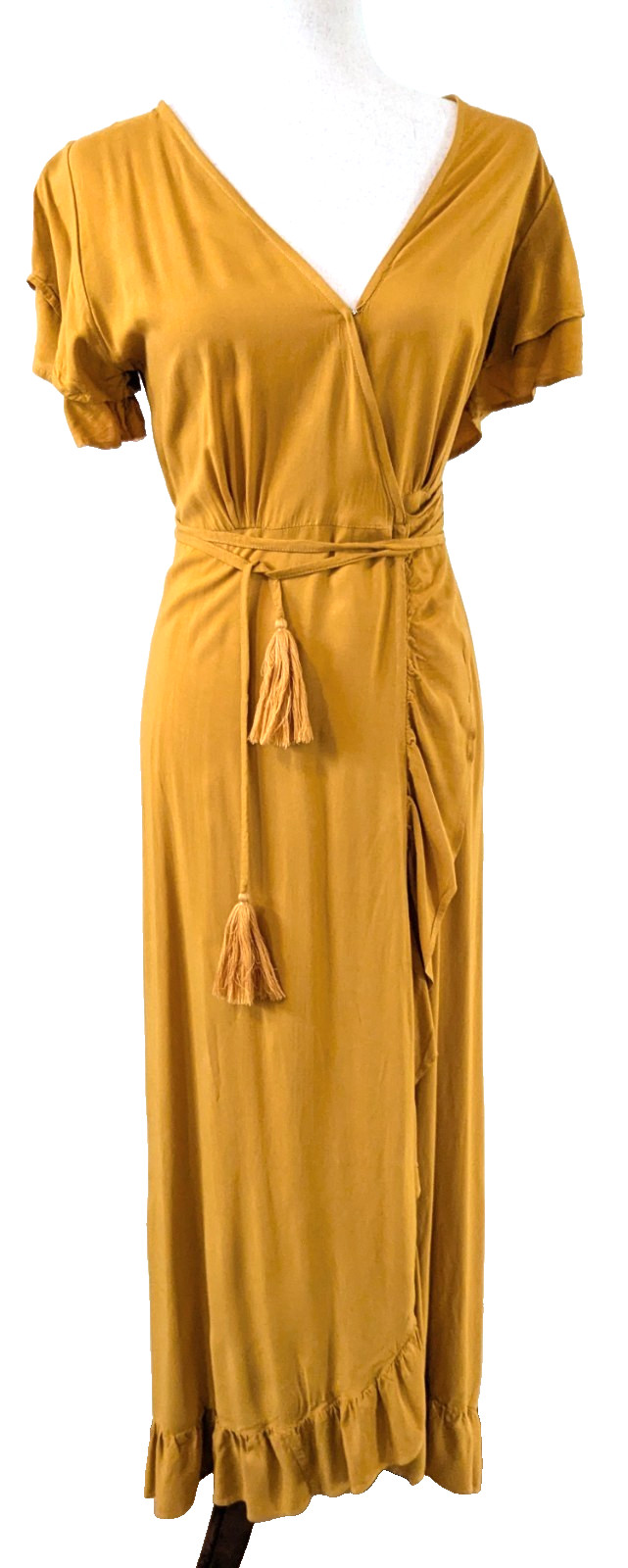 Rove designs SZ Sm Byron Bay Paraiso Maxi Wrap Dress Elegant Feminine Modern