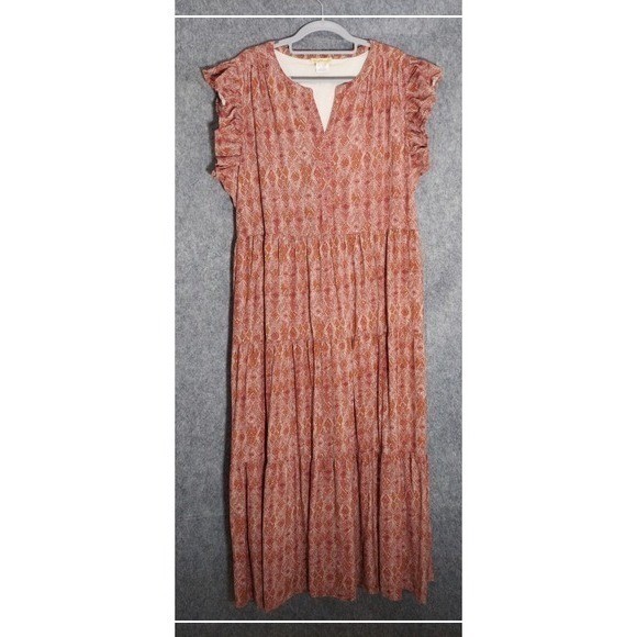 Sweet Magnolia Plus Size Maxi Dress 2XL Women Flowing Long Dress Summer Outfit