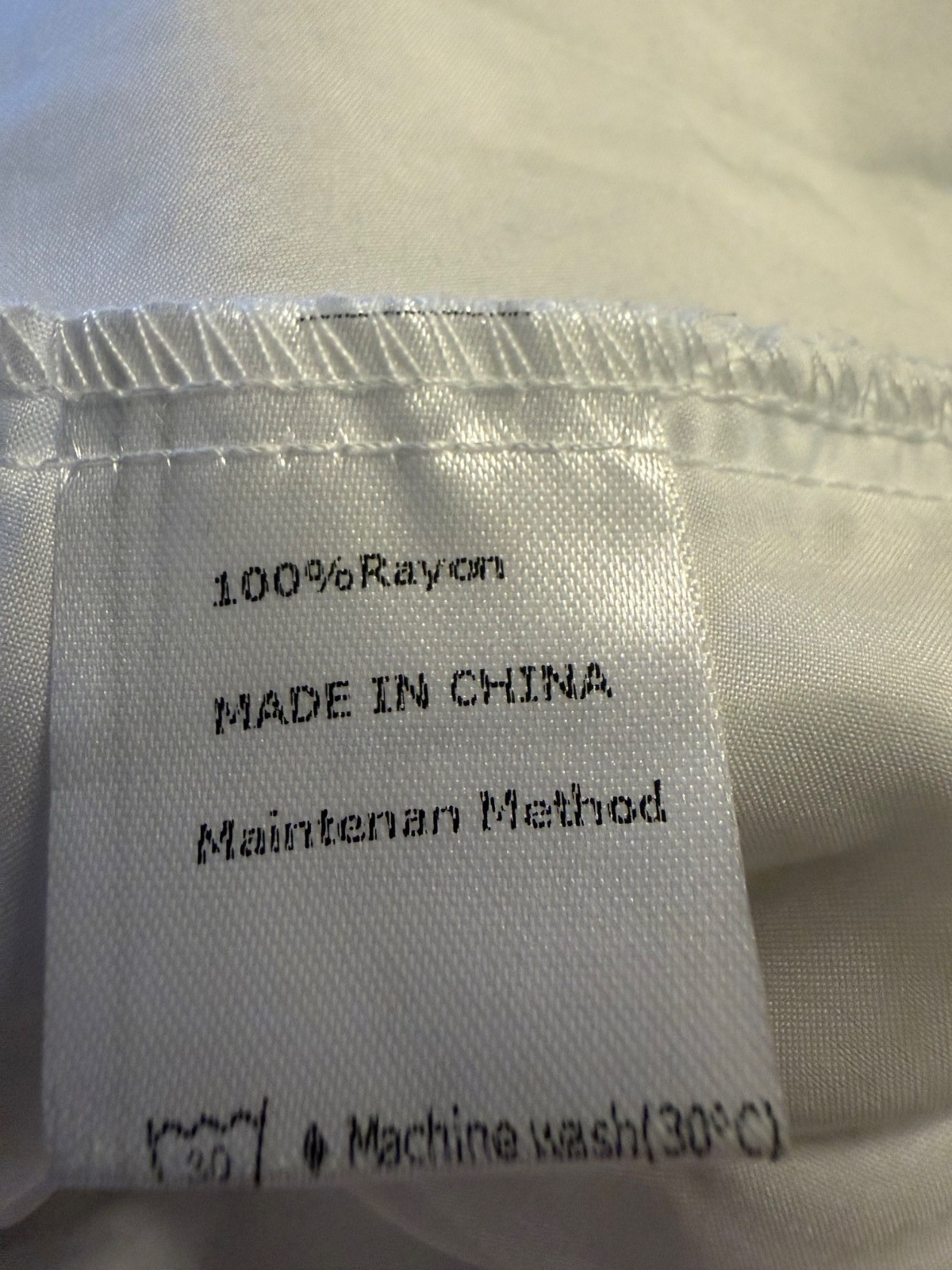 LINAE SIZE SMALL White Rayon Lined Rauch Back Ruffle Sleeves Hem Tiered NWT