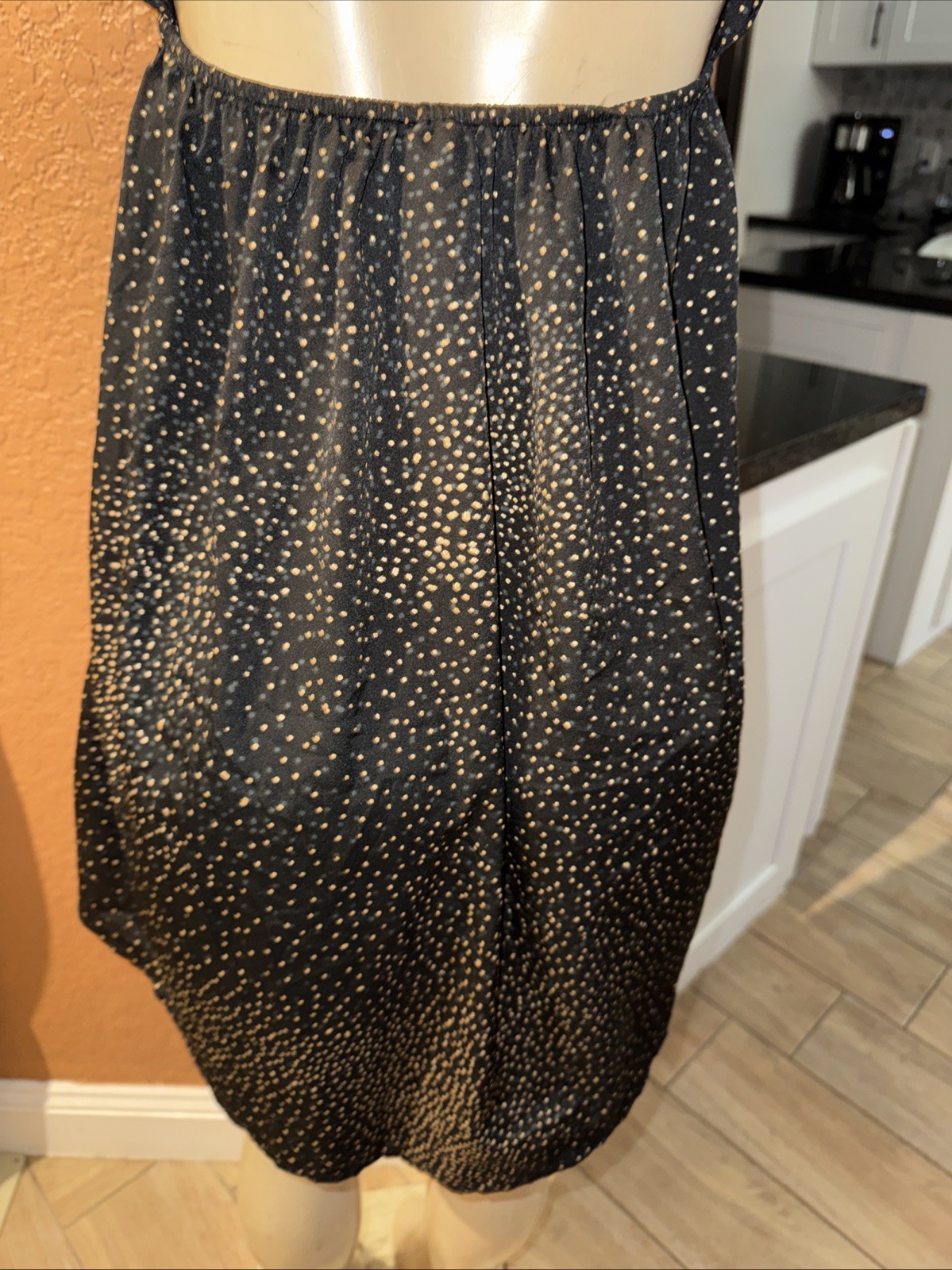 Vintage Roxy Cut Out Polka Dot Sun Dress Sz XS Y7