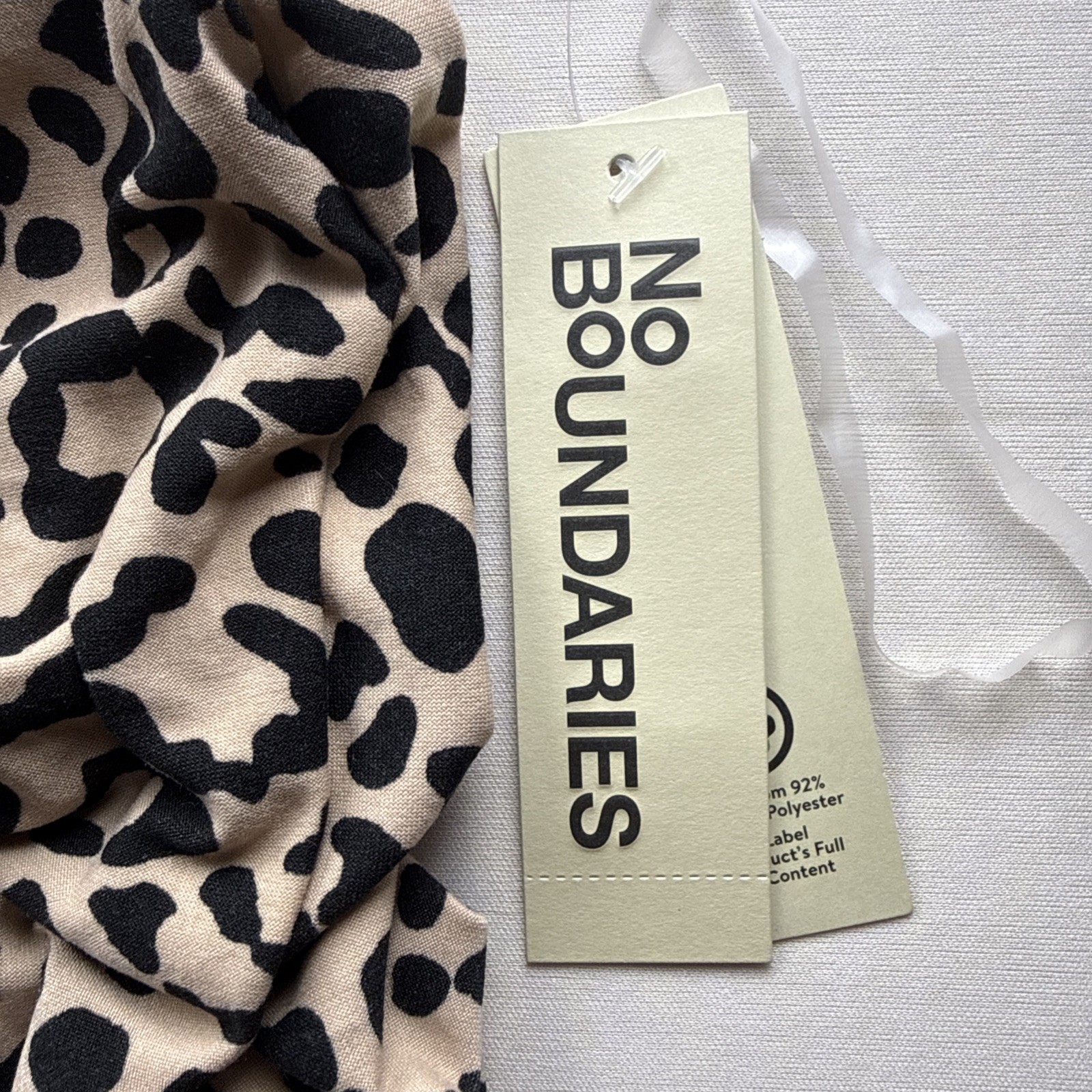 No Boundaries NWT Women’s Halter Maxi Dress Size XL cheetah Print Body Con