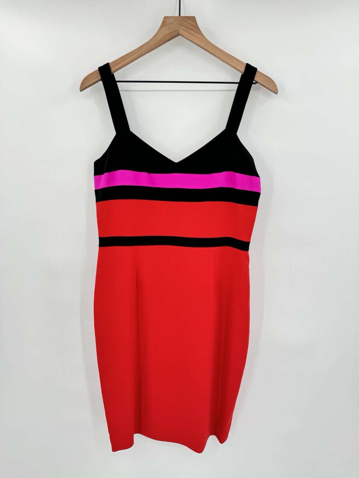 NEW Jay Godfrey Womens Sleeveless Color Block Zip Up Dress Size 10 $325