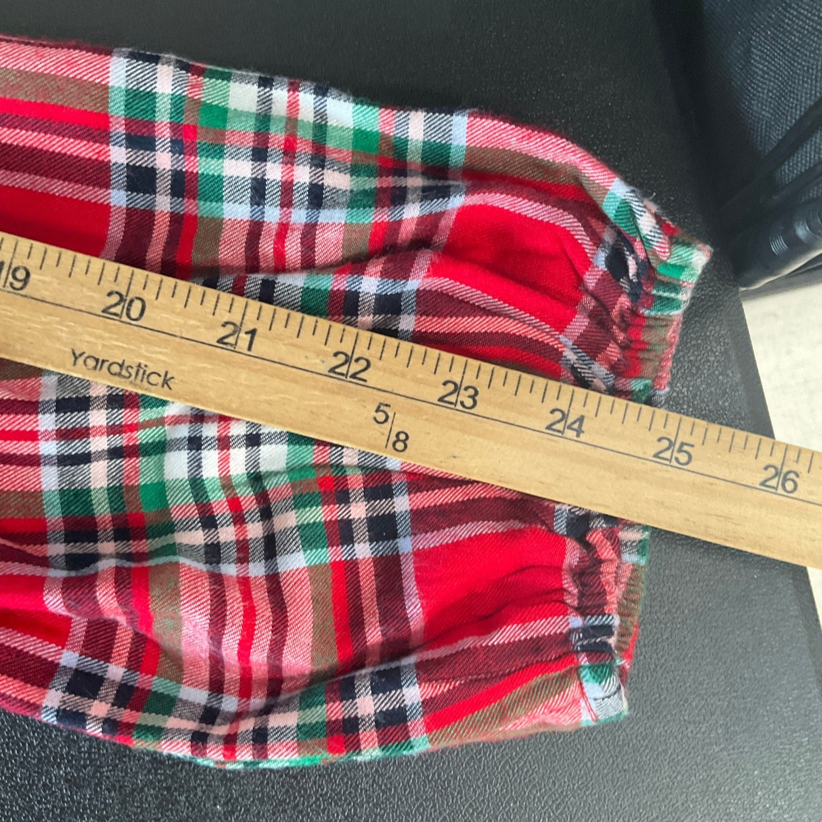 Crown & Ivy Plaid Dress Womens Large Red Ruffle Smocked Tiered Holiday