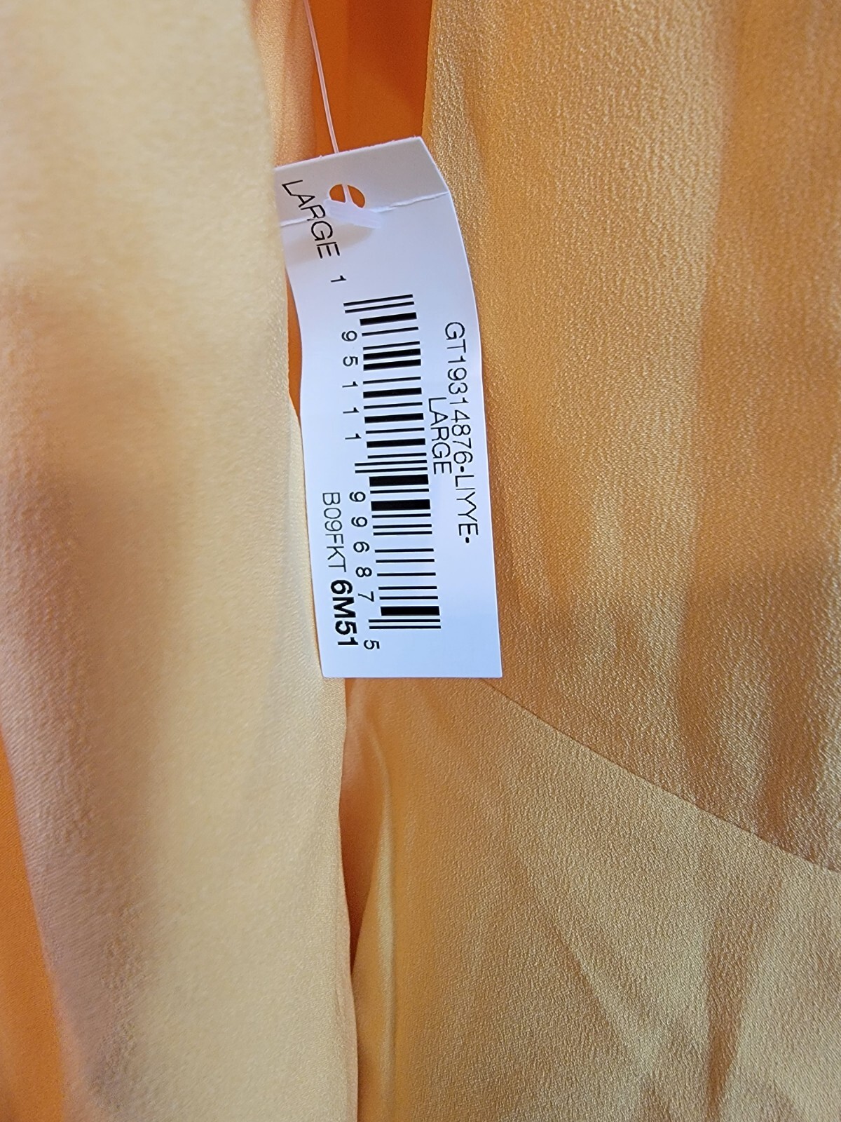 Goodthreads Womens V-Neck Button-Front Shirt Dress Yellow Large