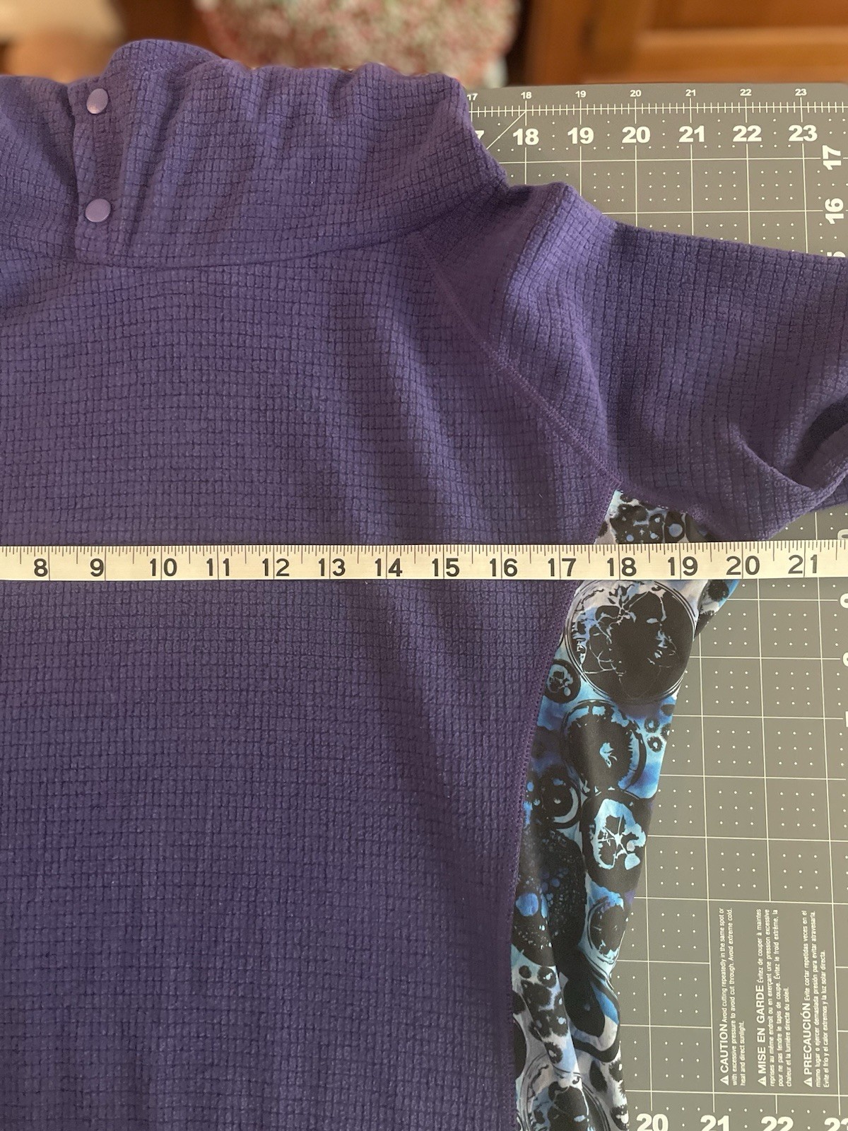 KIND APPAREL (Youer) Treasure Micro Grid Fleece Longsleeve Hoodie Dress Size S