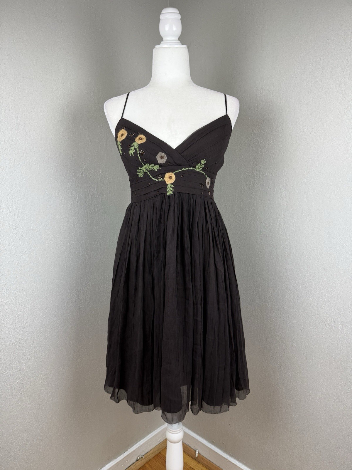 To The Max 100% Silk Cottagecore Dress