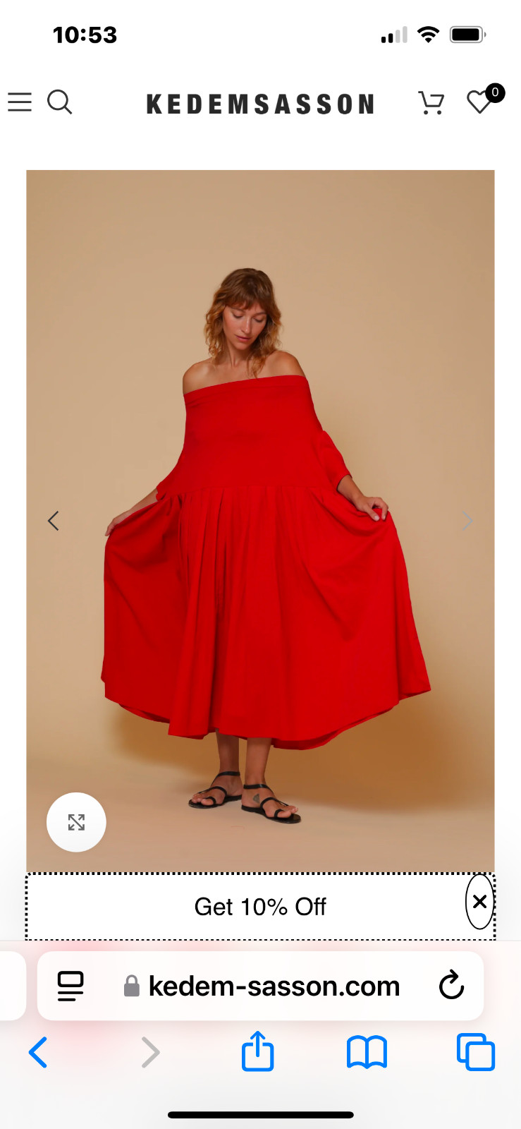 2026 KEDEM SASSON NWT NORELLA DRESS RED size 1 Gorgeous, sexy comfortable