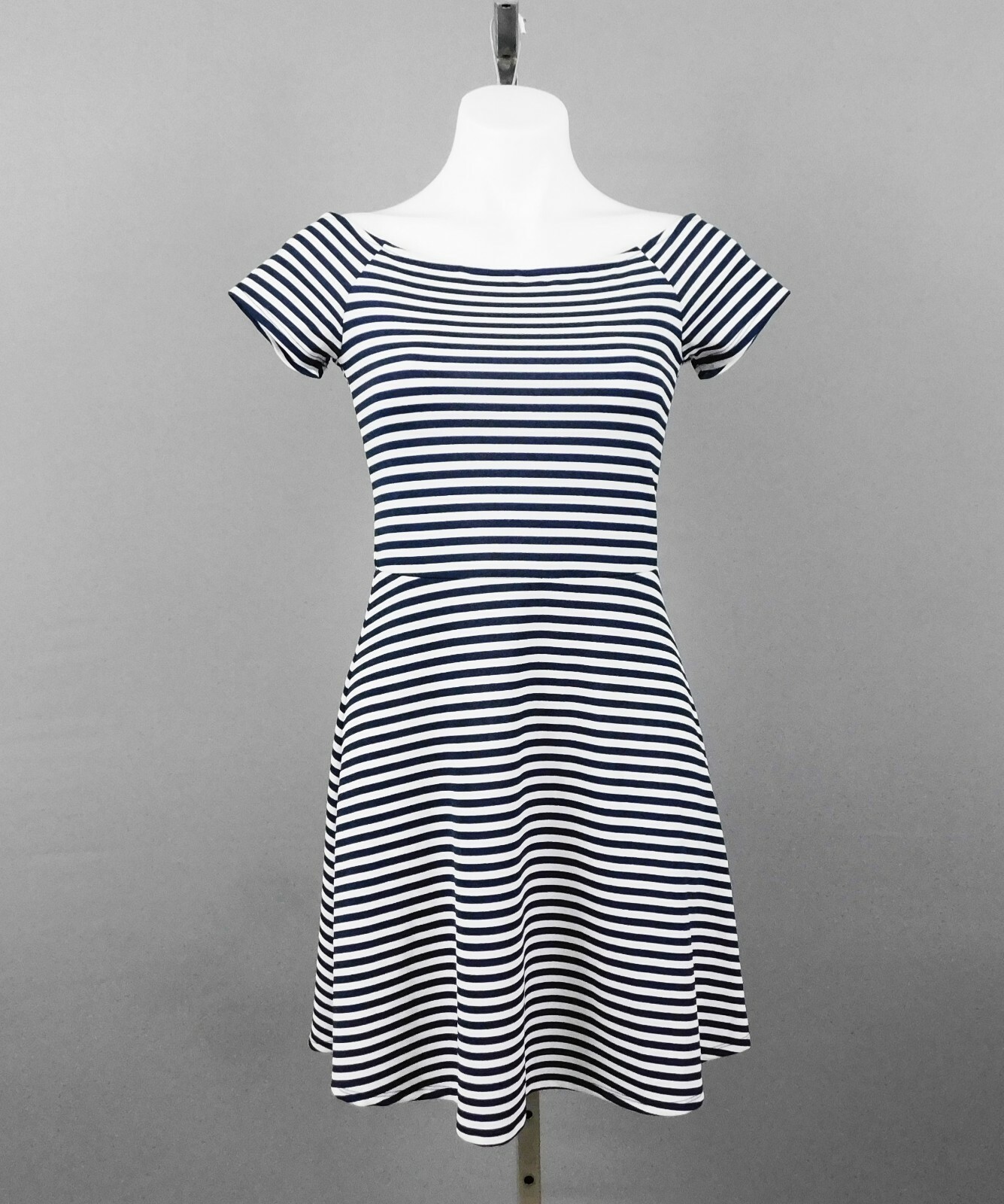 Blue Notes Women Dress, Size M, Blue/White, 95% Polyester, 5% Spandex