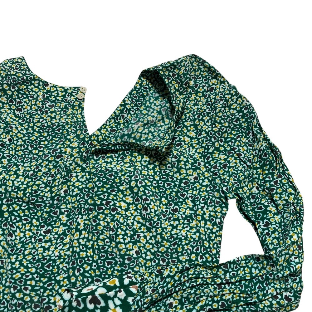 JOURNAL STANDARD Debo Dock Print Dress, Green Women USED