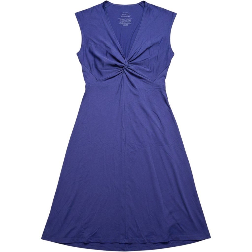 Patagonia Kamala Twist Dress Womens Medium Purple V-Neck Sleeveless Gorpcore