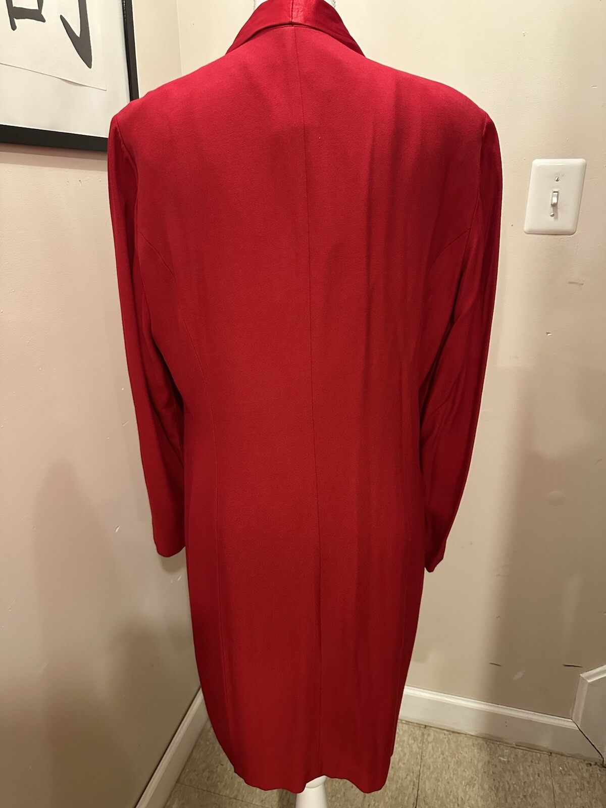 DANI MAX LOIS SNYDER RED 2 PC DRESS SET. SIZE 14. PREOWNED. EXCELLENT CONDITION.