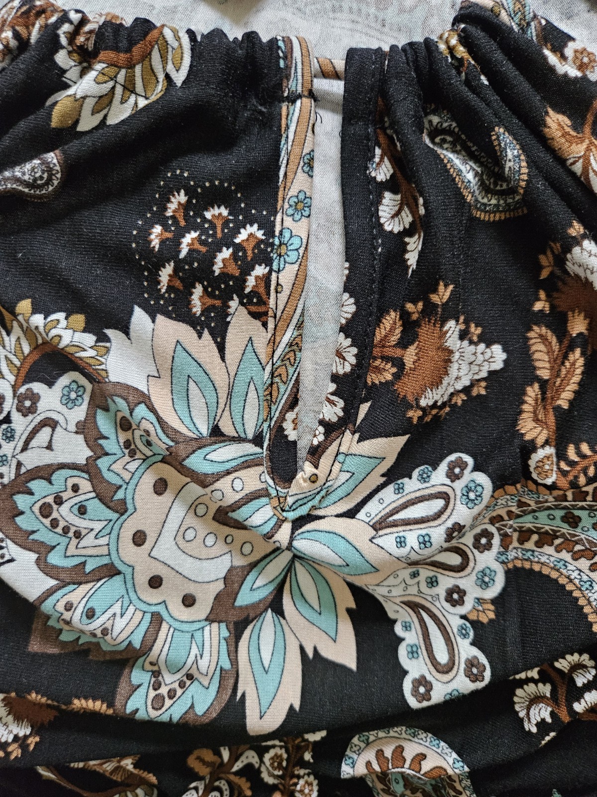 Lascana Womens Resort Tropical Summer Black Paisley Print Maxi Dress NEW Size 4