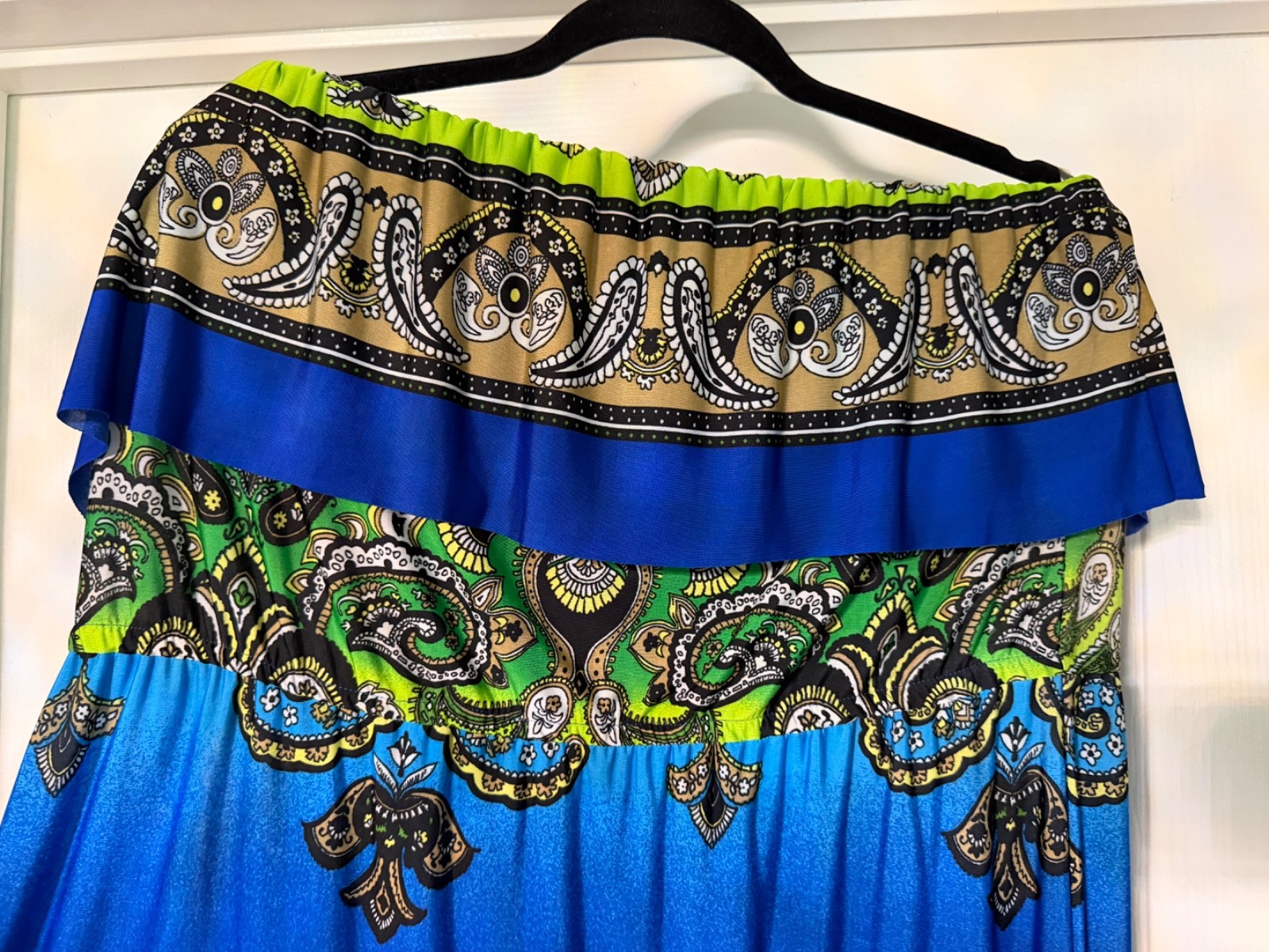 bongo plus size maxi dress strapless 3xl