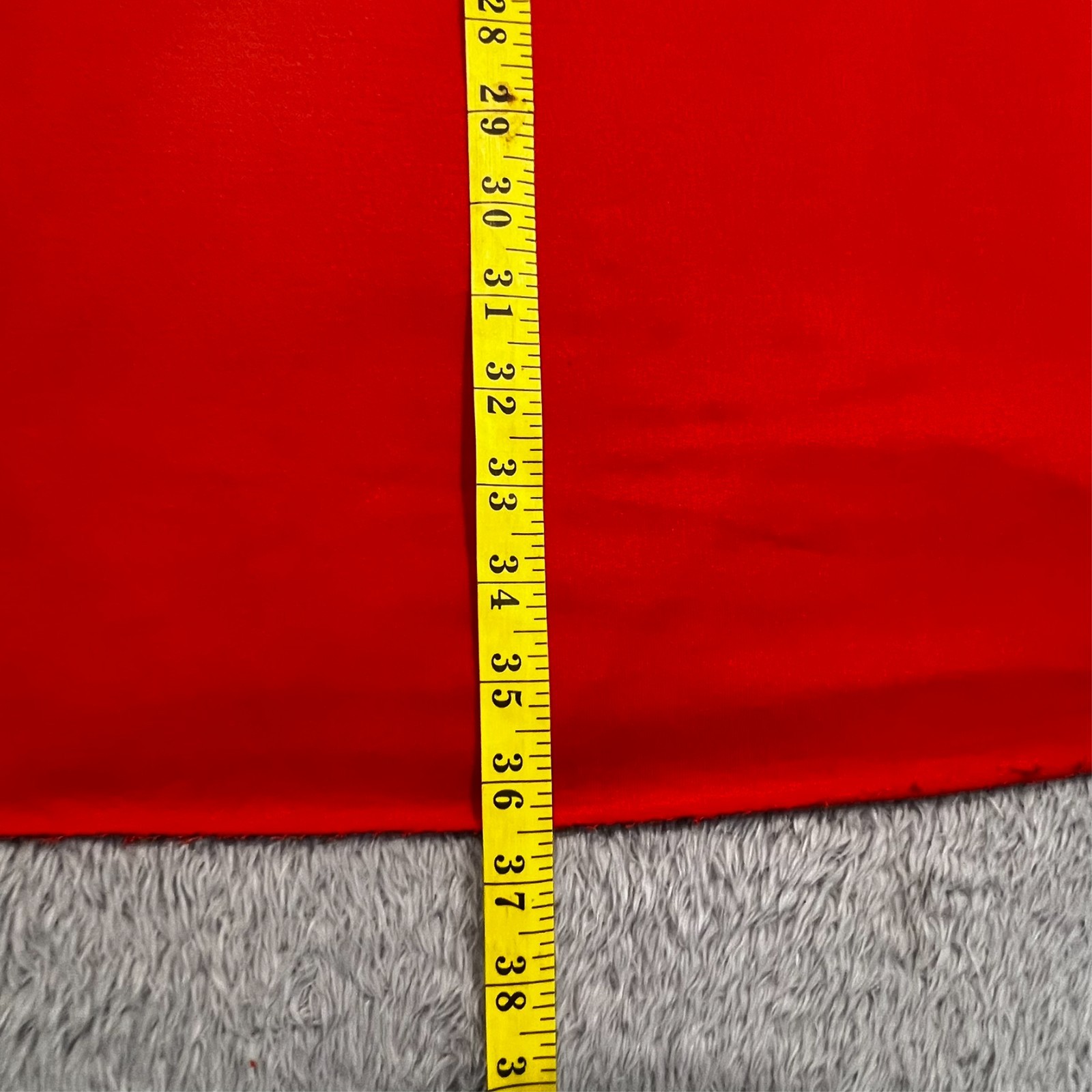 ee: some Shirt DressBurnt Orange Red Ruffle Cold Shoulder Long Sleeve Women’s L