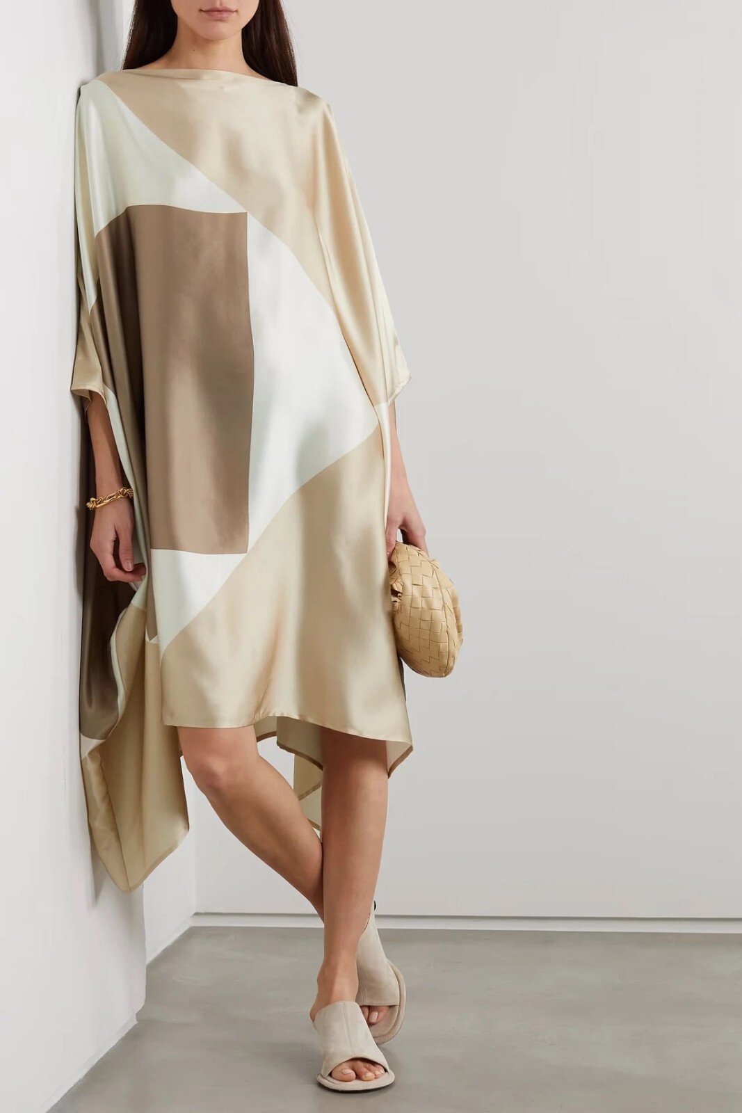 Soft Satin Silk Kaftan, Party Wear, Summer Wear Kaftan, Short Women Kaftan J5709