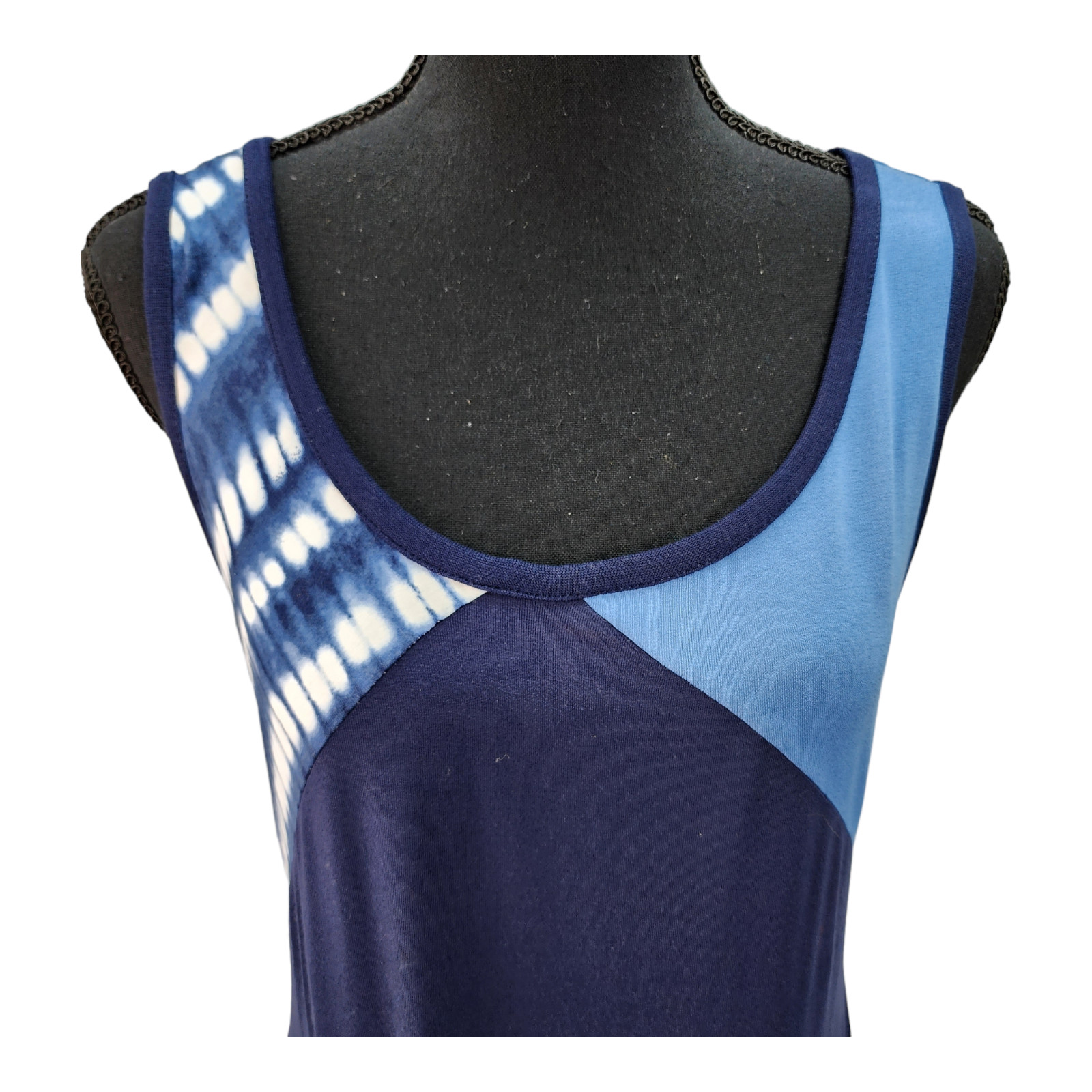 Style Co Bodycon Maxi Dress Juniors Medium Blue Sleeveless Stretch Sundress Sexy