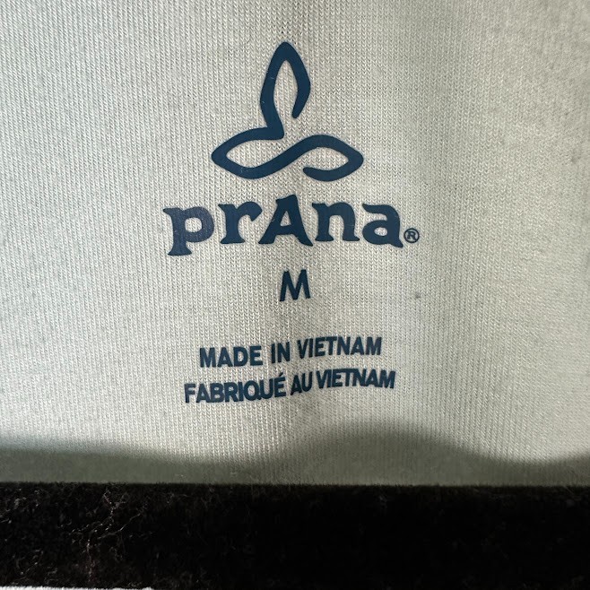 Prana Dress Womens Medium Green Sunset Viana Tank Outdoor Granola Hiking Comfort