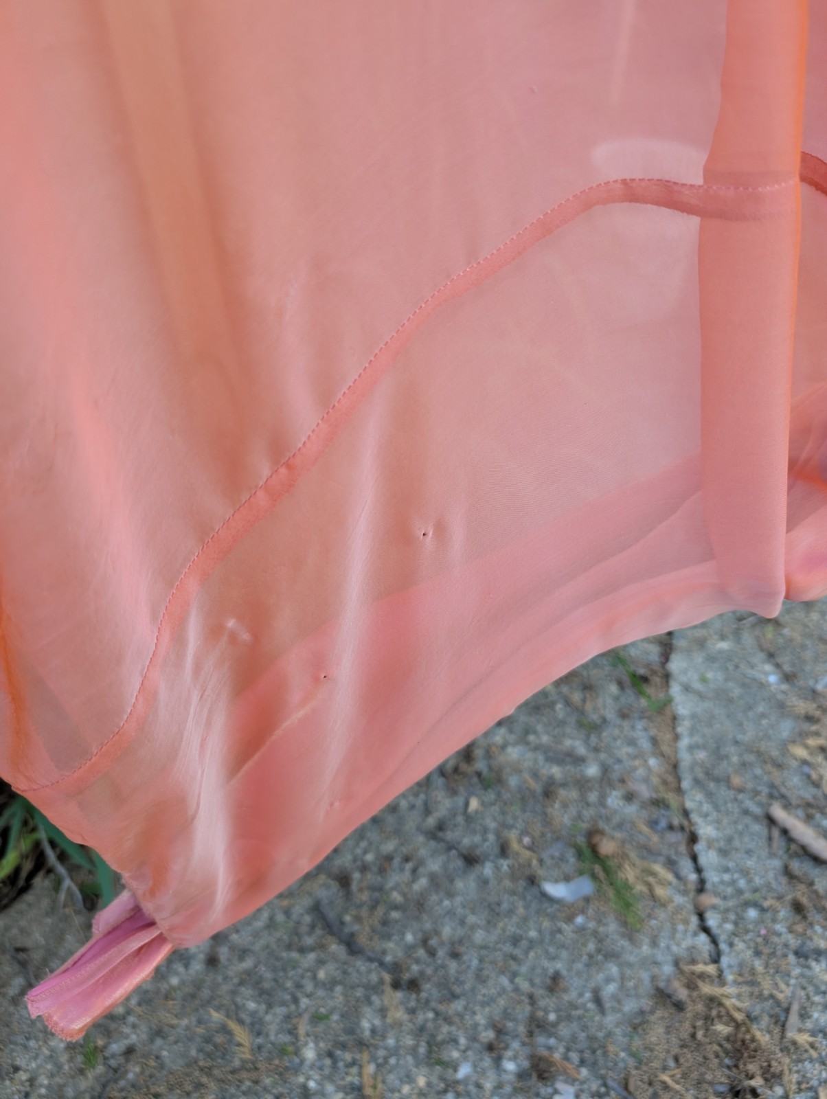 Maria Bianca Nero long Dress Sz S peach orange new with tags