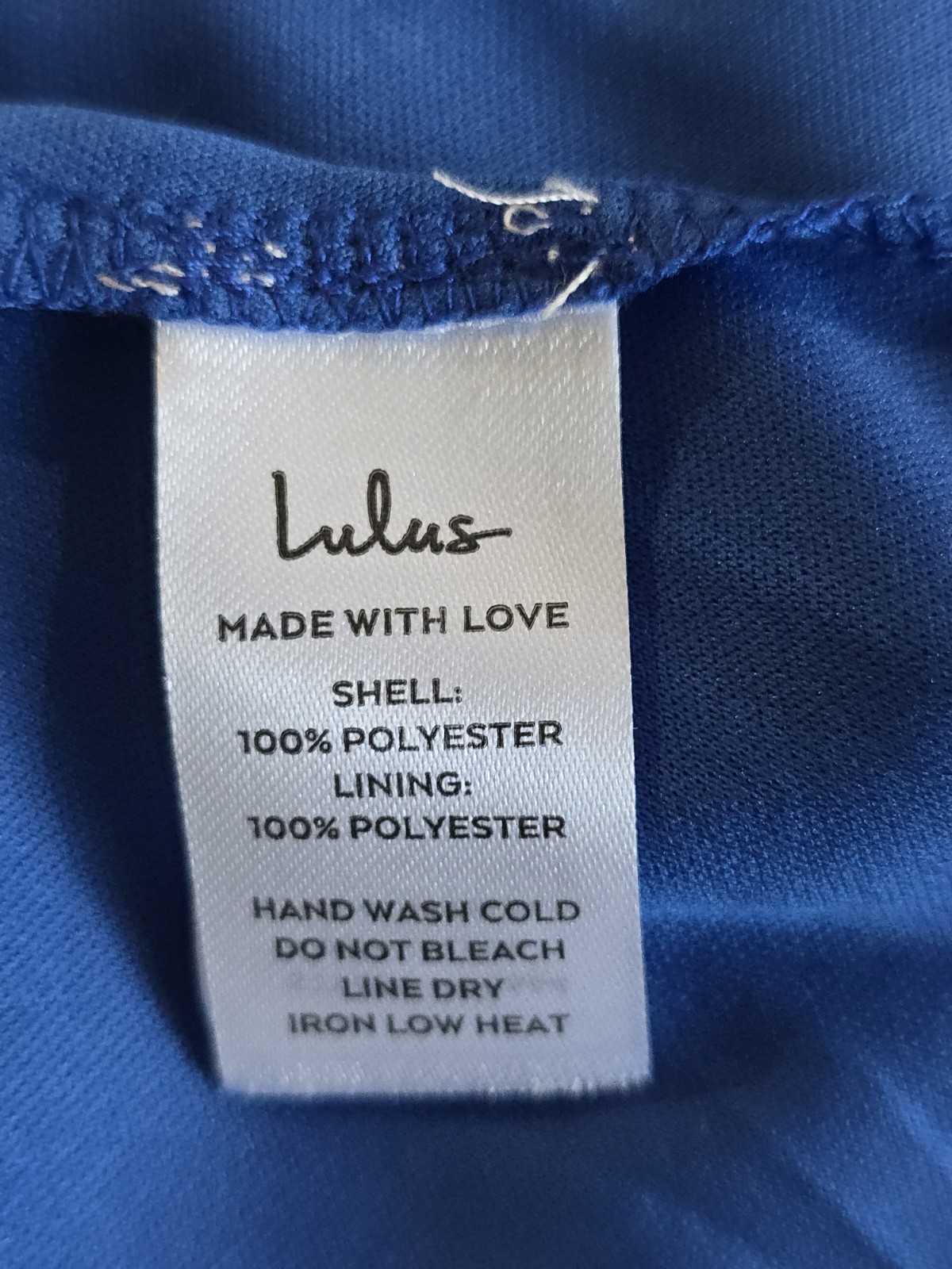Lulus Alluring Marvel Royal Blue Satin Pleated One Shoulder Midi Dress Women’s L
