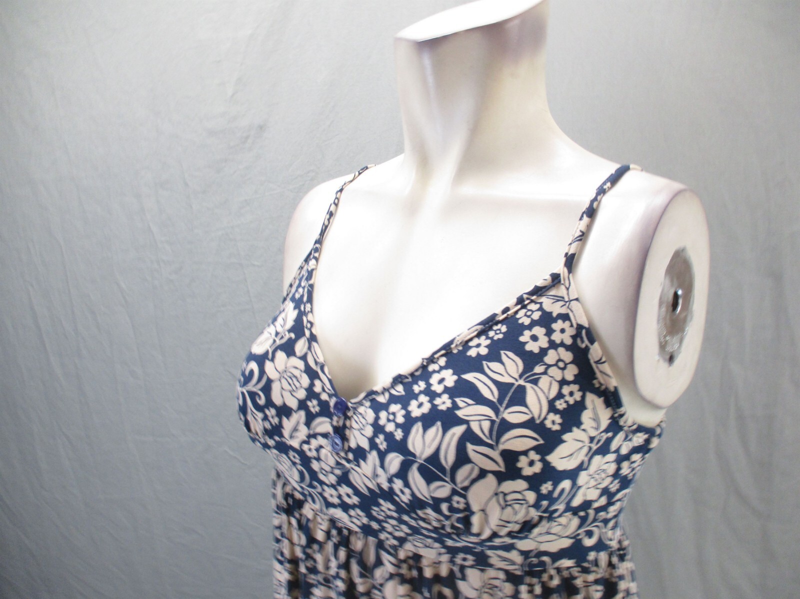 MOSSIMO Size S Womens Multicolor Floral Open Back Short Flowy Cami Sundress 471