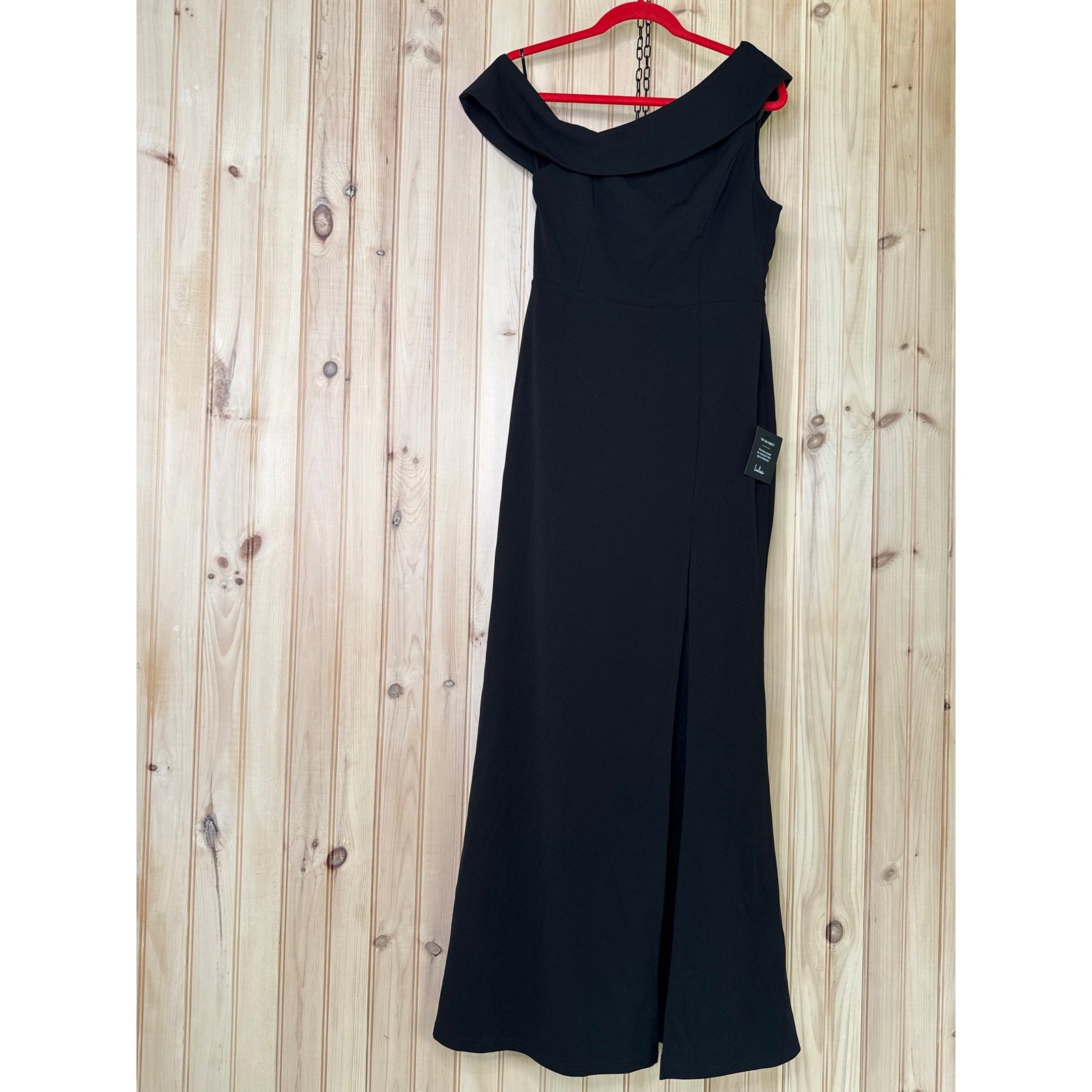 Lulus Iconic Sophistication Black One-Shoulder Asymmetrical Dress Holiday Large