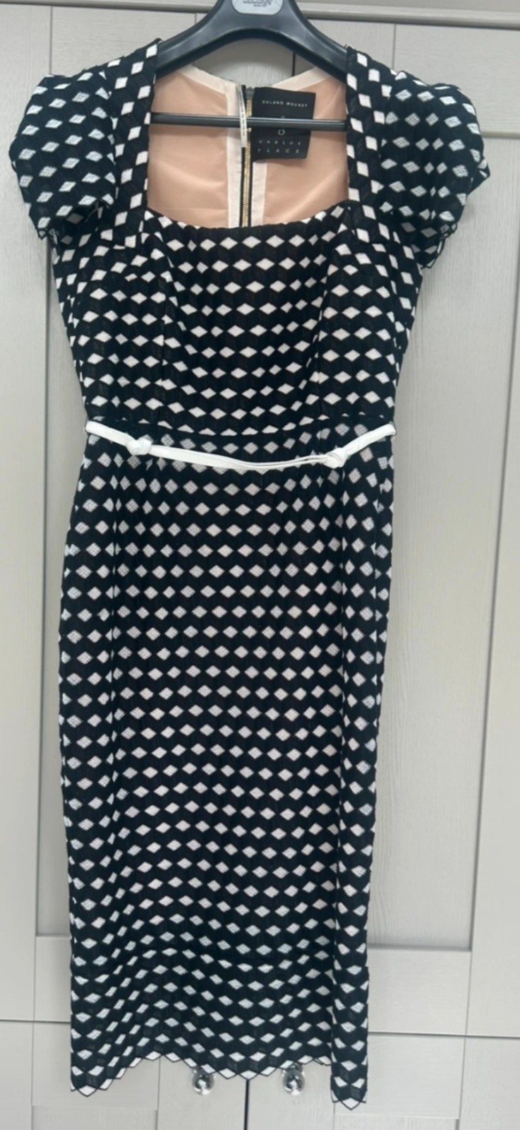 Vintage Roland Mouret iconic Galaxy Dress uk 14 16 us 8 12- Wedding Races Cruise