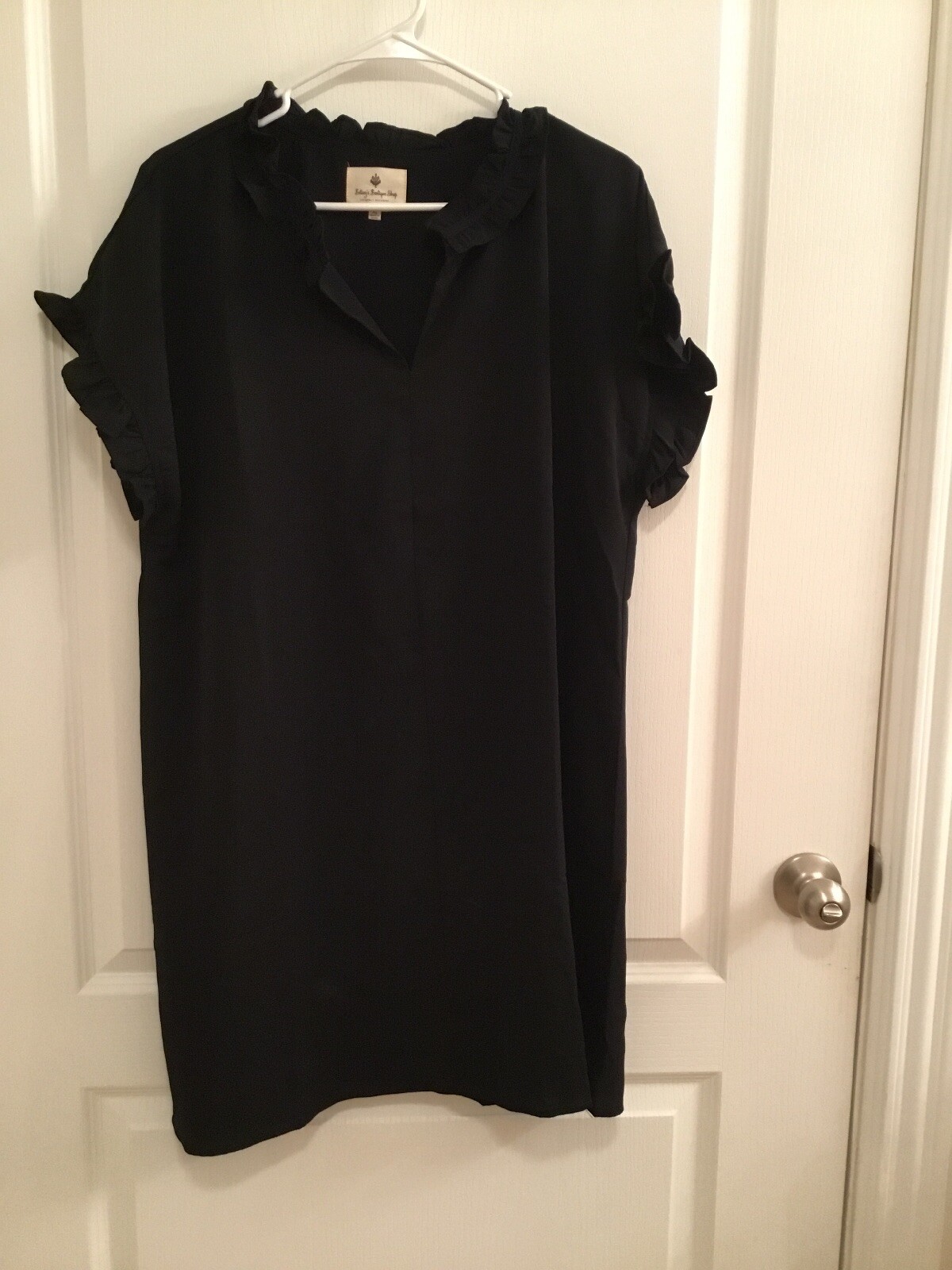 Betsey’s Boutique Shop Women Black Casual Dress XL Nwot