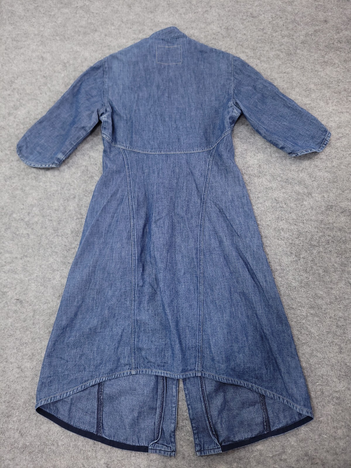 Levis Engineered Denim Dress Size 8 10 Twisted Y2K Vintage Press Stud