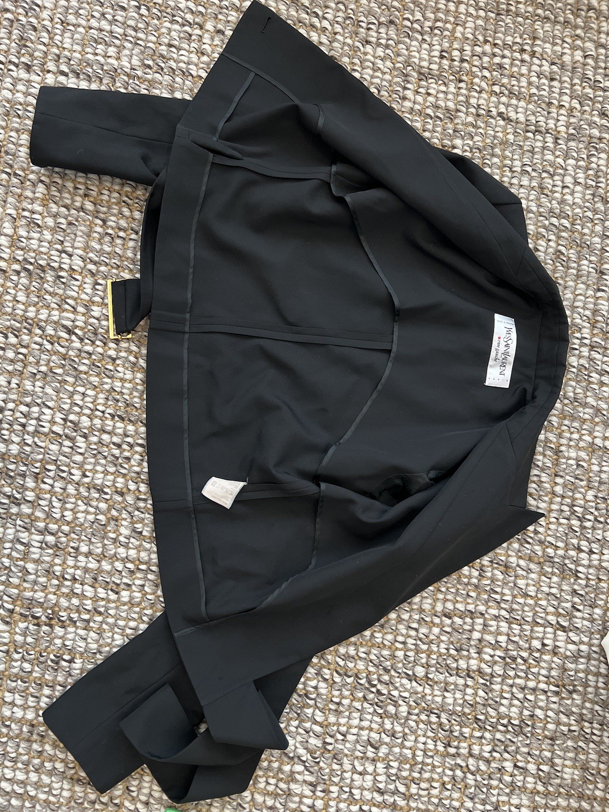 Vintage Tom Ford SS 2001 Wrap Jacket With Gold Bucket Size FR 38