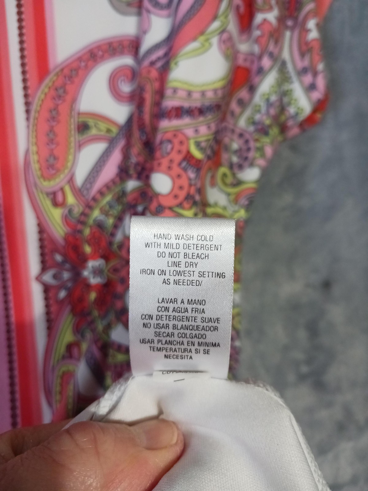 Studio One New York Dress Womens XL Multicolor Paisley Short Sleeve Knit Stretch