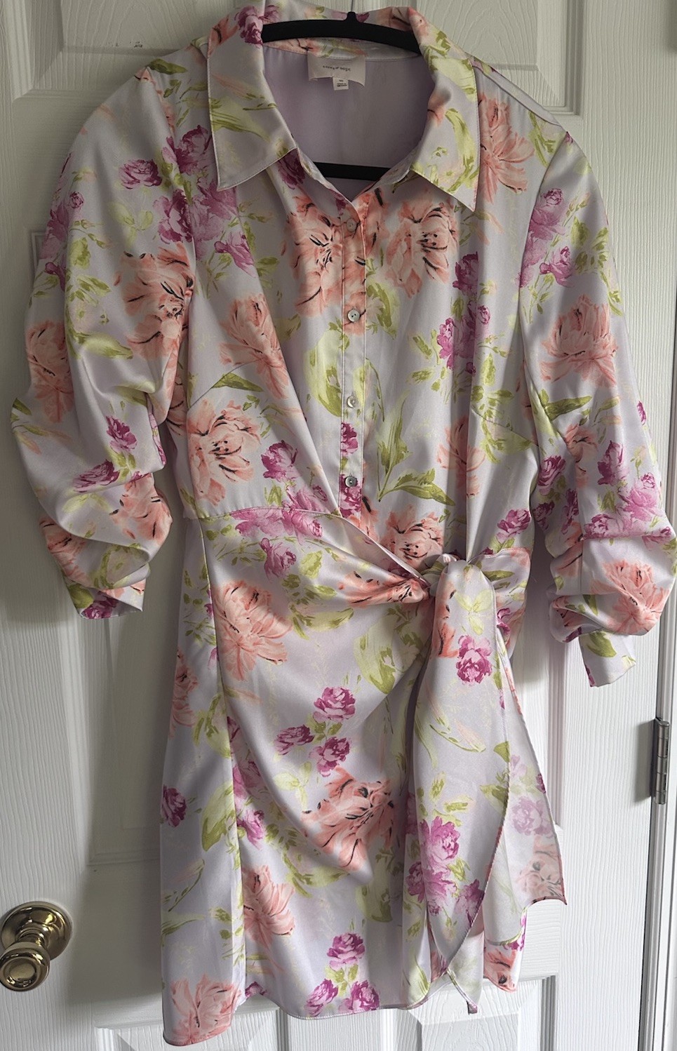 Cinq à Sept Midnight Tulips Mini Jacey Dress Size 10
