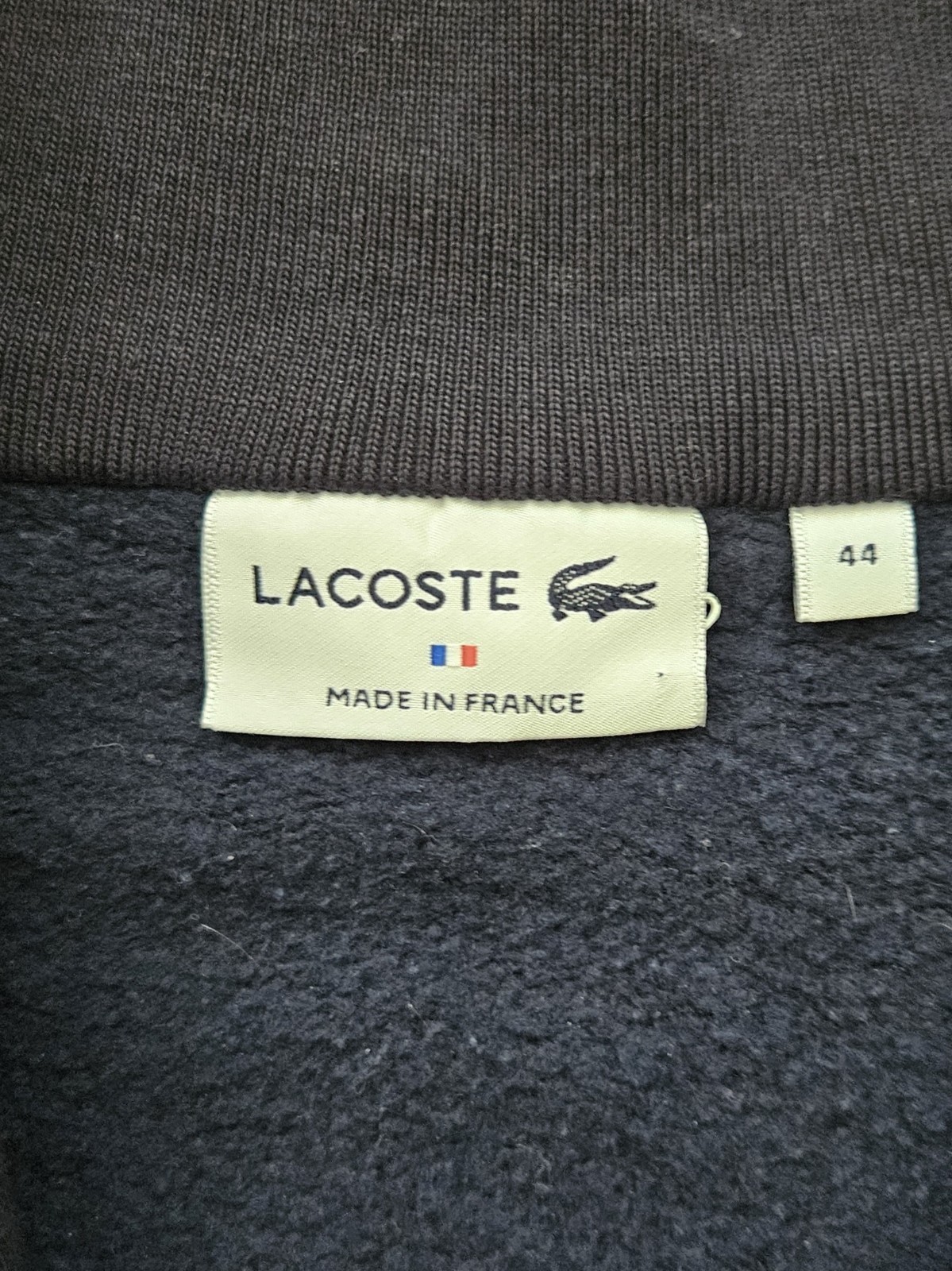 Lacoste Oversized 1/4 Zip Jacguard jumper Dress Womens Size 44