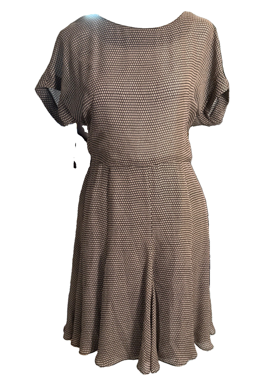 Vintage Linda Allard Ellen Tracy 100% Silk Dress Sz 4 Old Money 70s Retro Mod