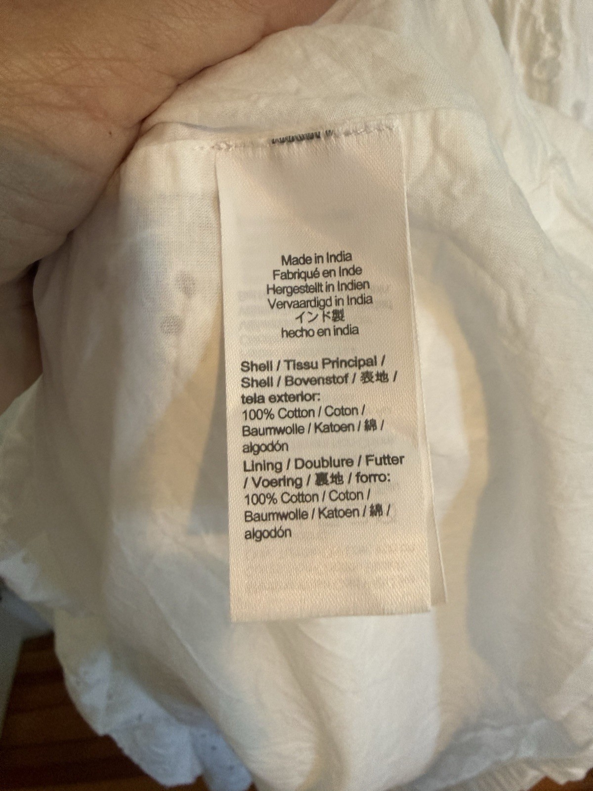 J.Crew Eyelet Dress White Cotton with Pockets Size 16 – Spring 2022 Collection