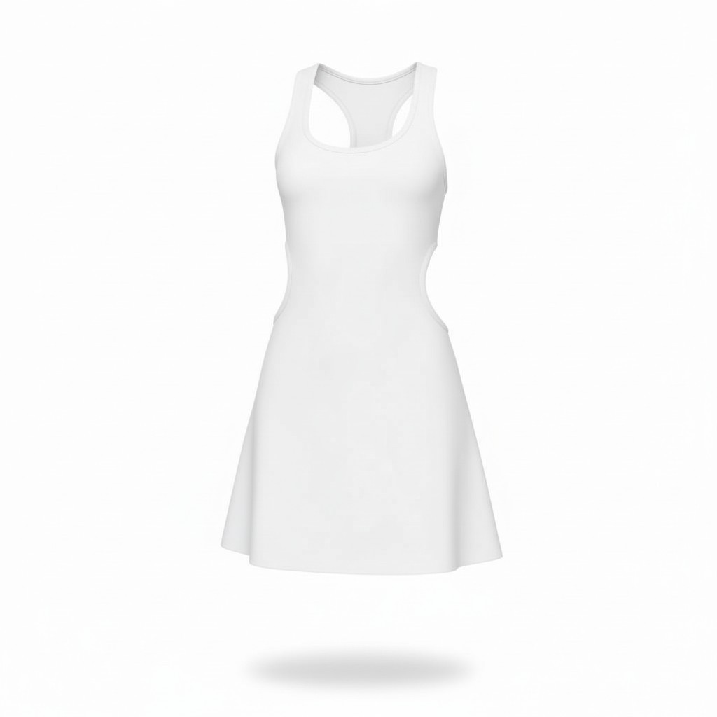 TNA White Tennis Golf Sport Dress Racer Sport Aritzia Size M