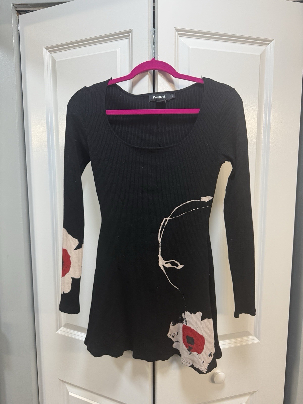 Desigual Ribbed Mini Dress S NWOT