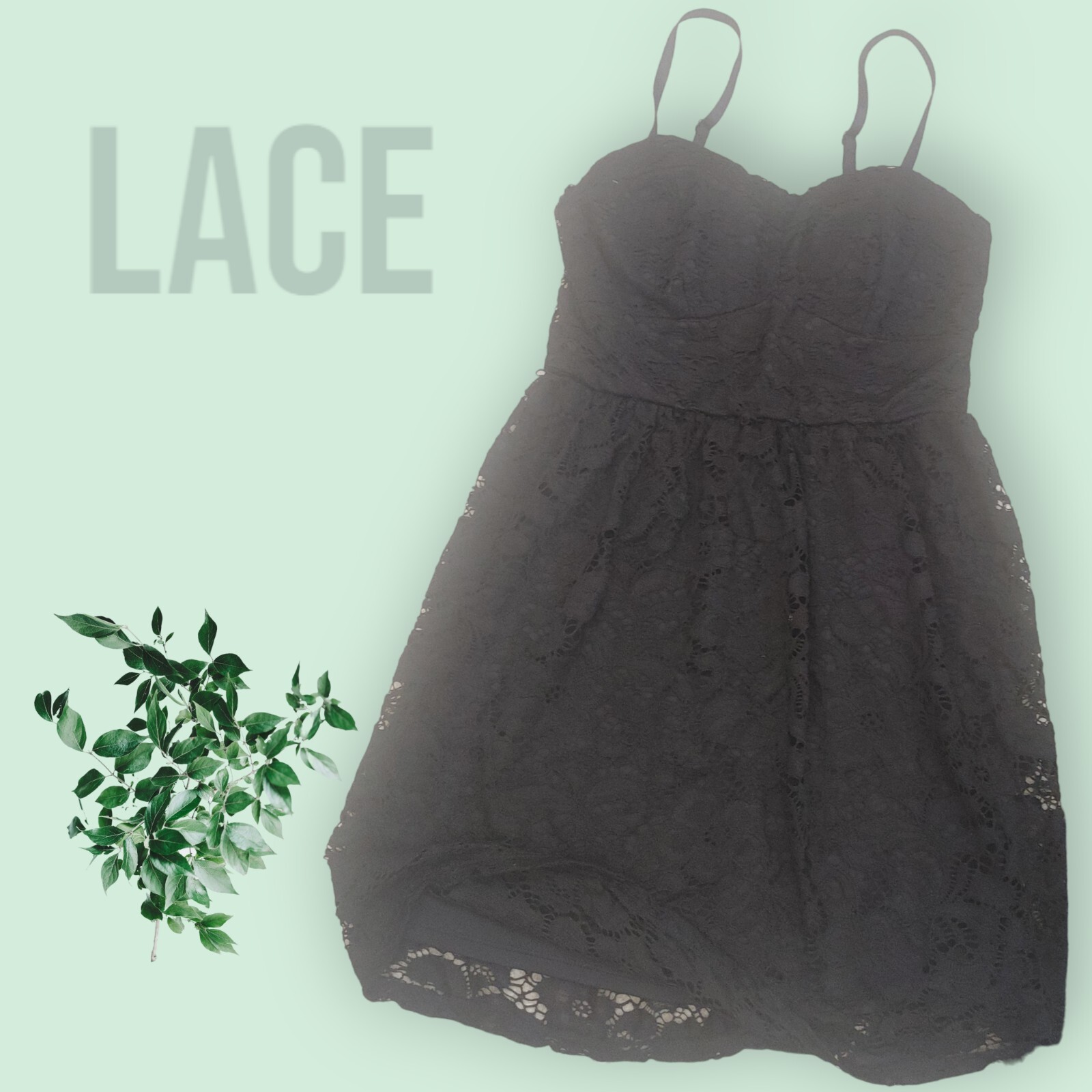 *0007 Lily Rose Lace Formal Dress Women M