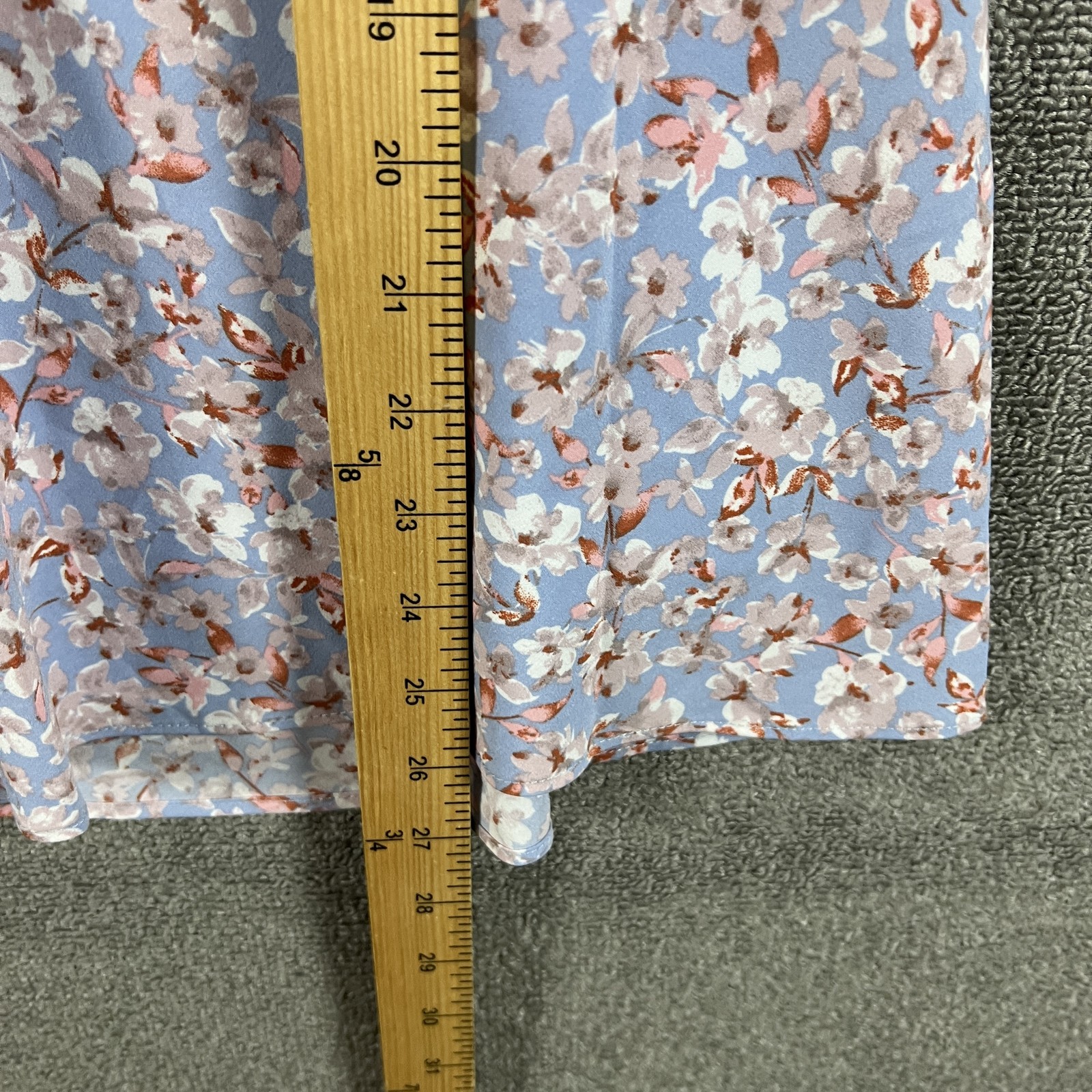 Windsor Dress Womens Small Blue Pink Floral Cowl Neck Mini Sundress Lined