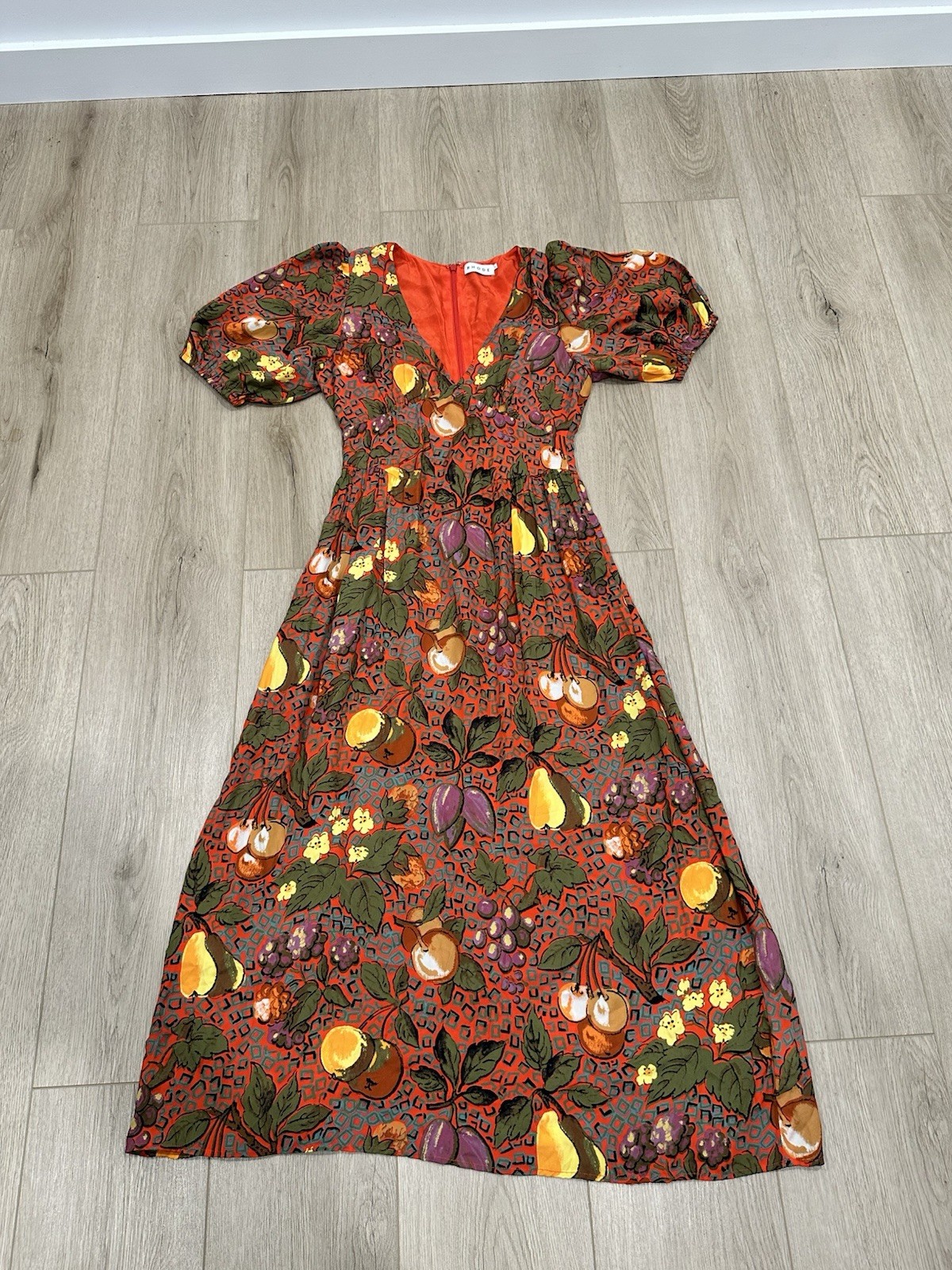 Rhode Gwenyth Dress Highland Orchard Bramble Berry Size 4
