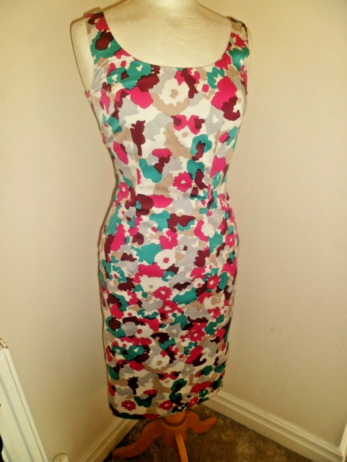 Stunning L.K. Bennett Multicoloured Dress UK 6 Worn Once